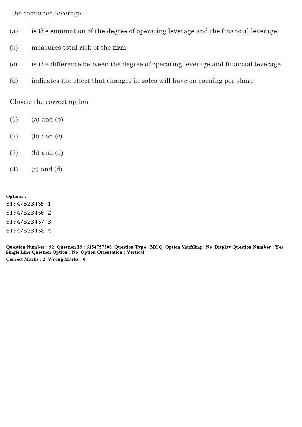 UGC NET Management Question Paper December 2019 85