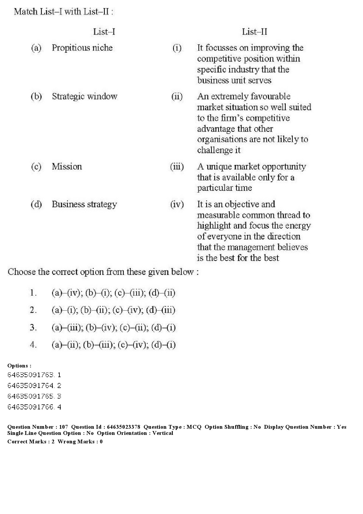 UGC NET Management Question Paper June 2019 108