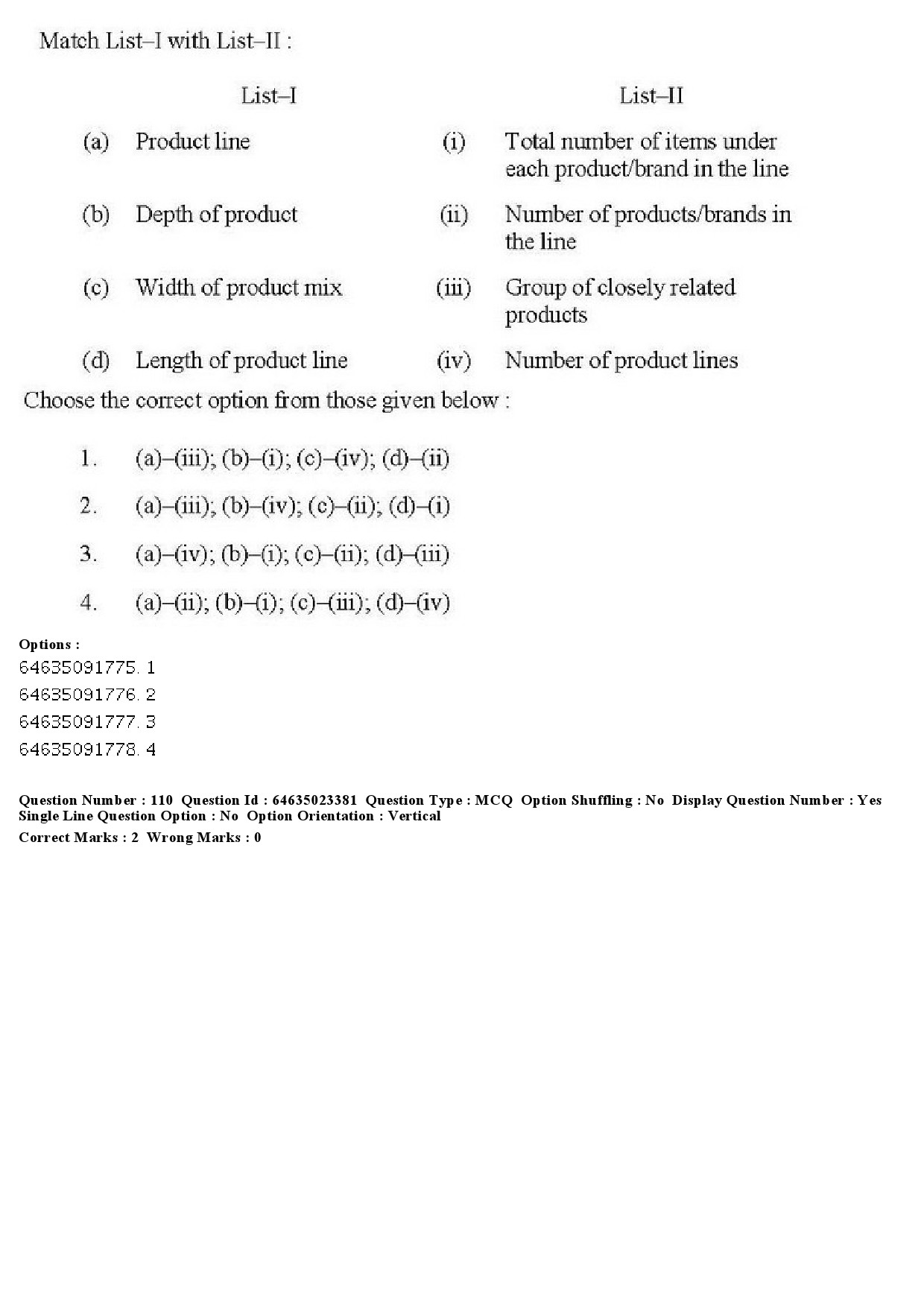 UGC NET Management Question Paper June 2019 112