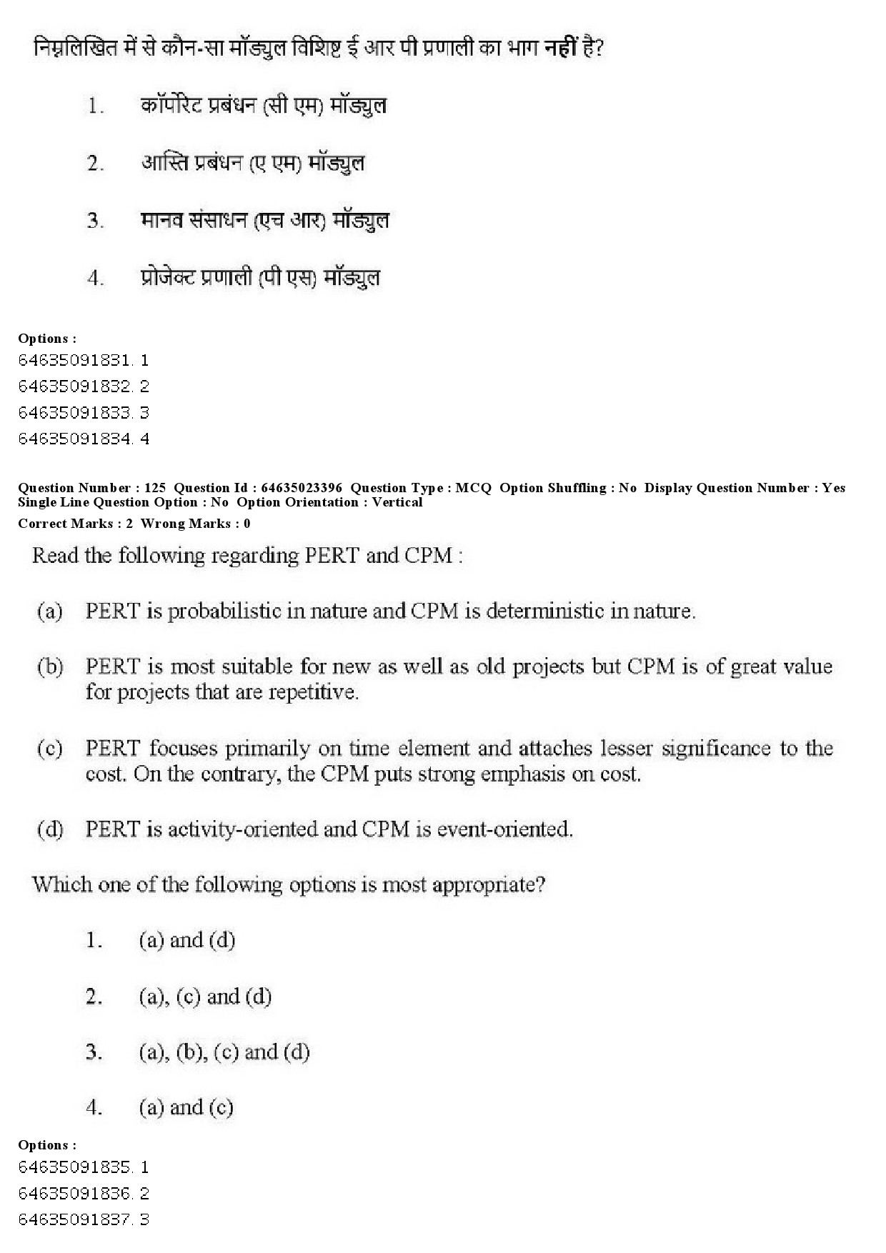 UGC NET Management Question Paper June 2019 128