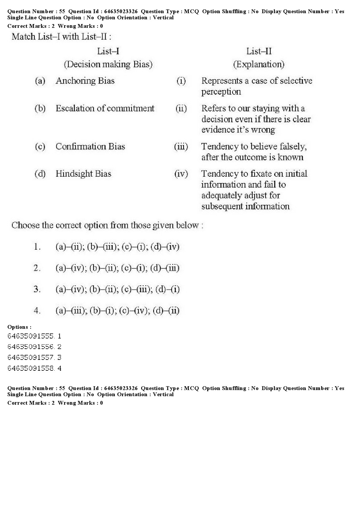 UGC NET Management Question Paper June 2019 45