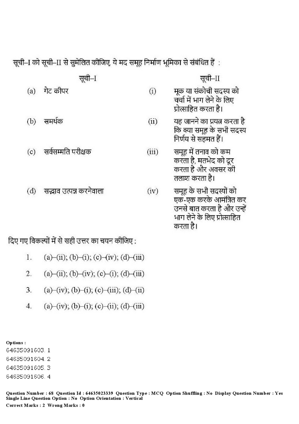 UGC NET Management Question Paper June 2019 63