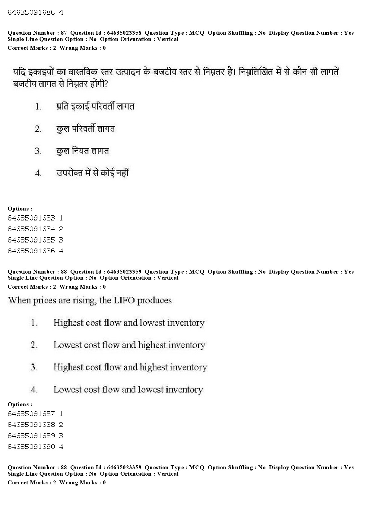 UGC NET Management Question Paper June 2019 86