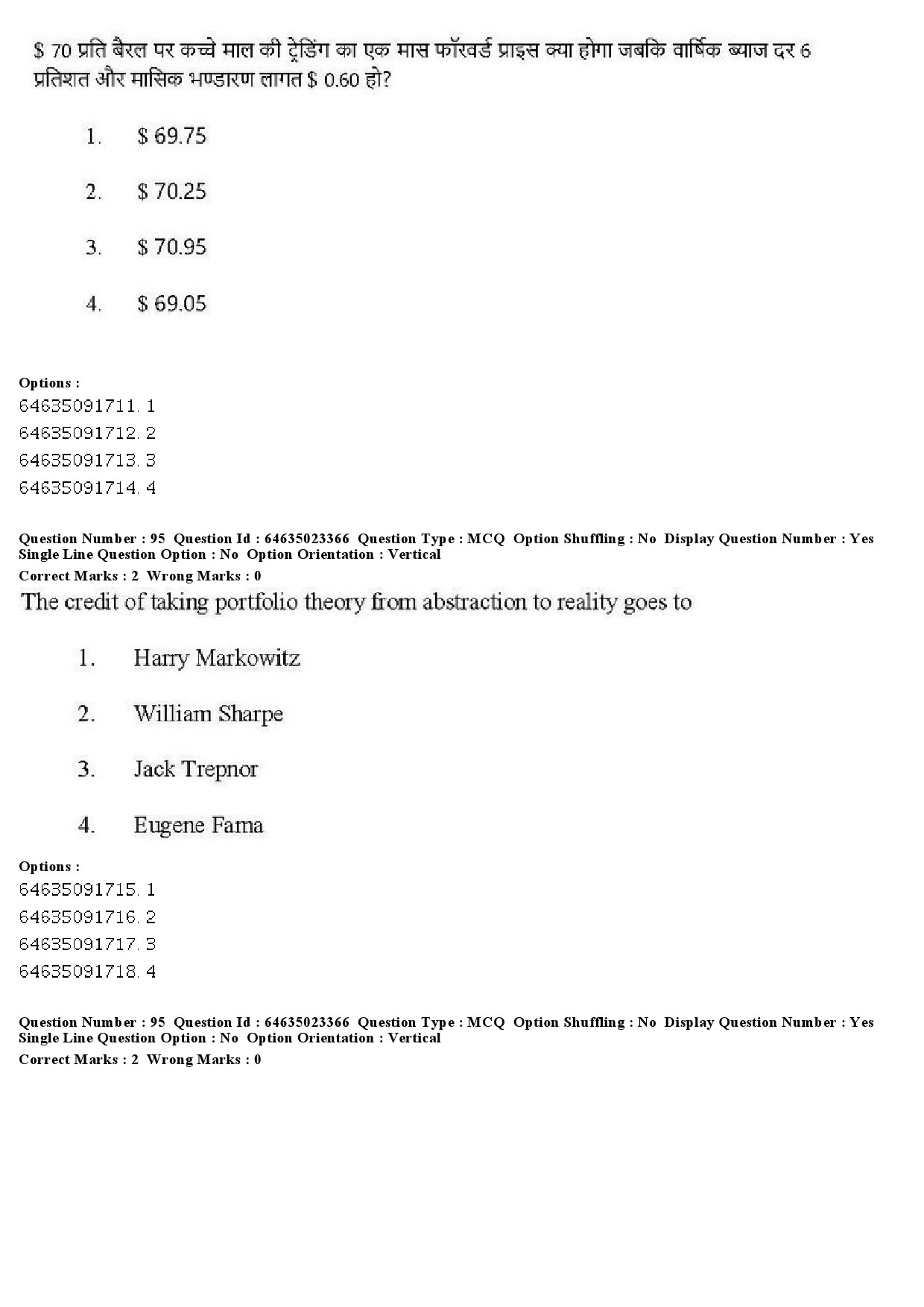 UGC NET Management Question Paper June 2019 94