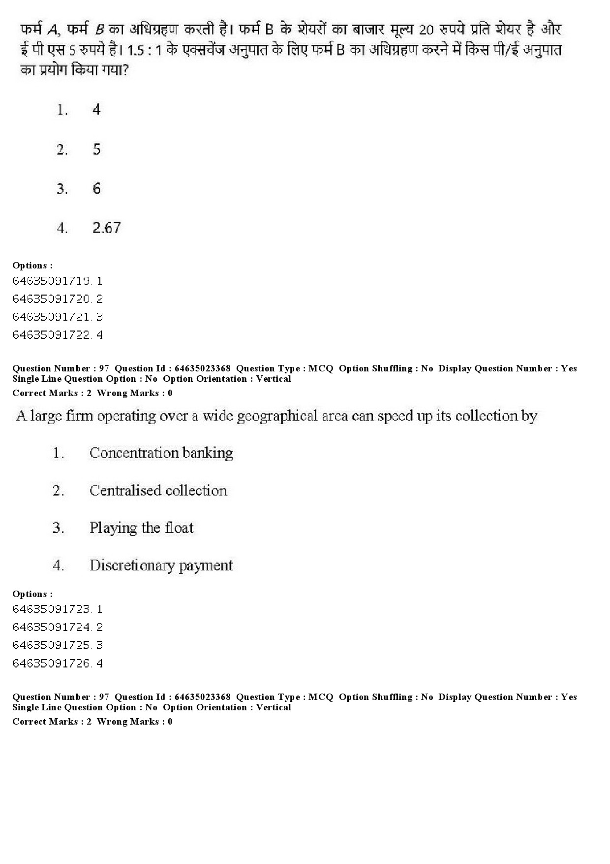 UGC NET Management Question Paper June 2019 96