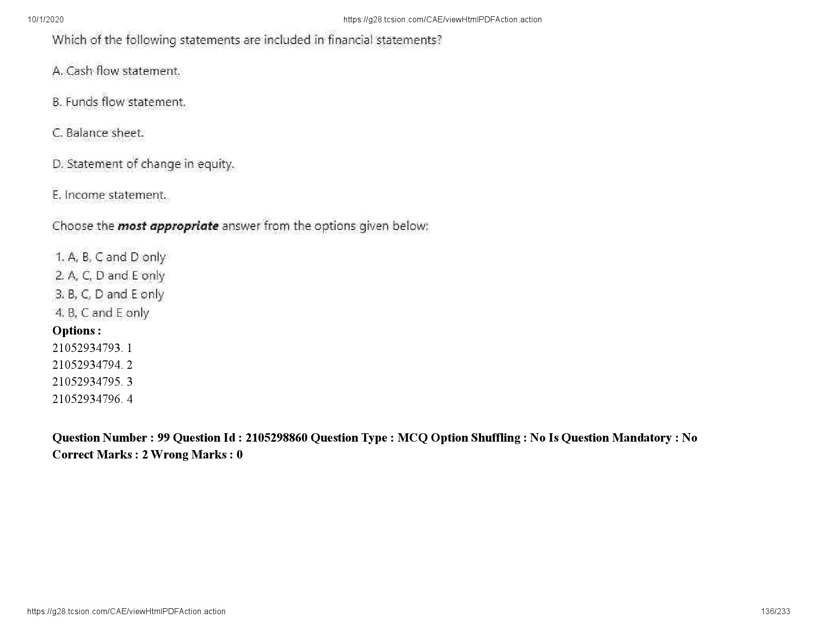 UGC NET Management Question Paper September 2020 136