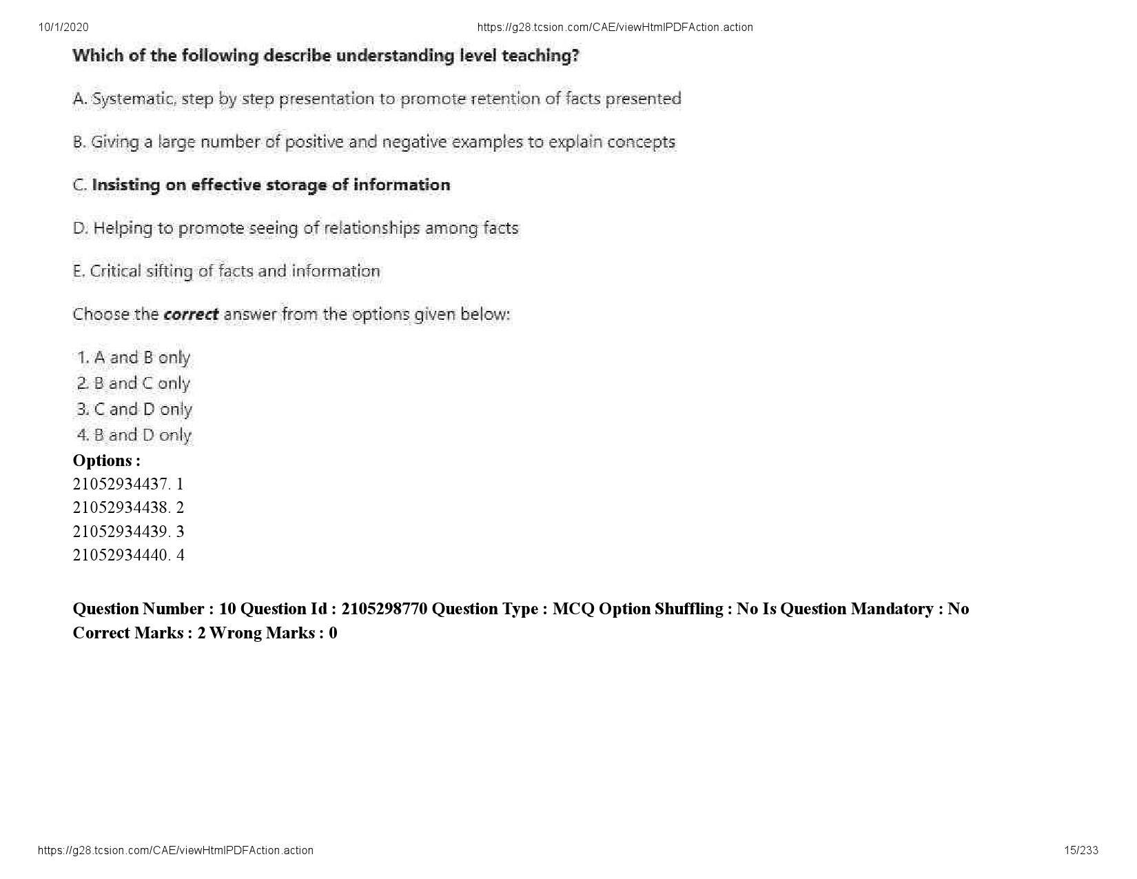 UGC NET Management Question Paper September 2020 15