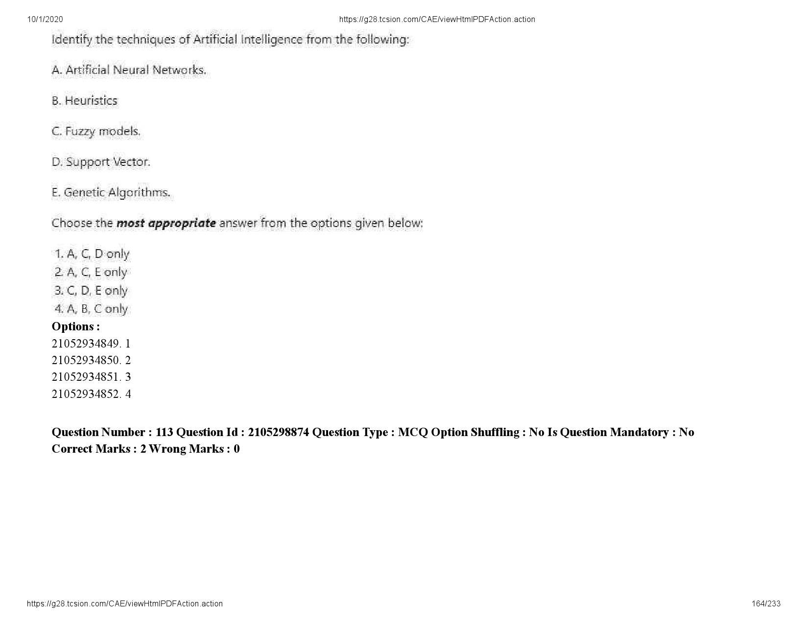 UGC NET Management Question Paper September 2020 164