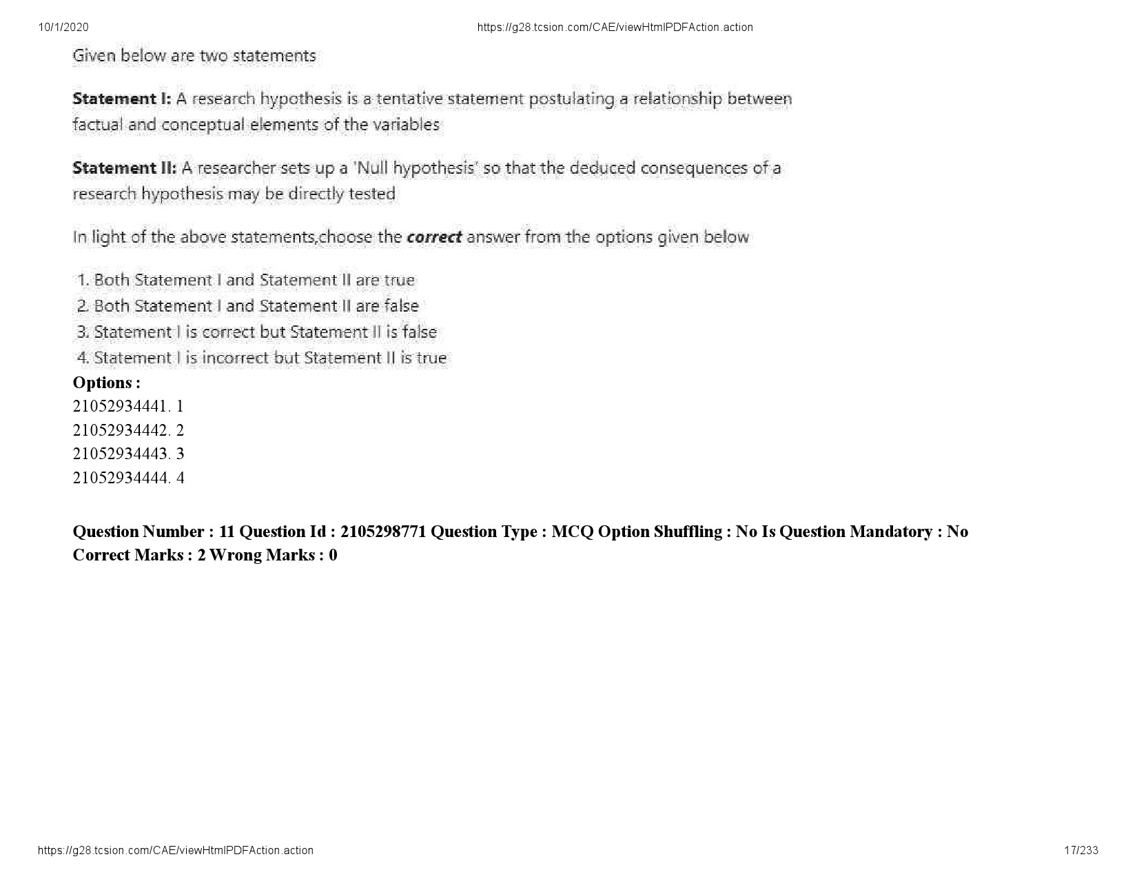 UGC NET Management Question Paper September 2020 17