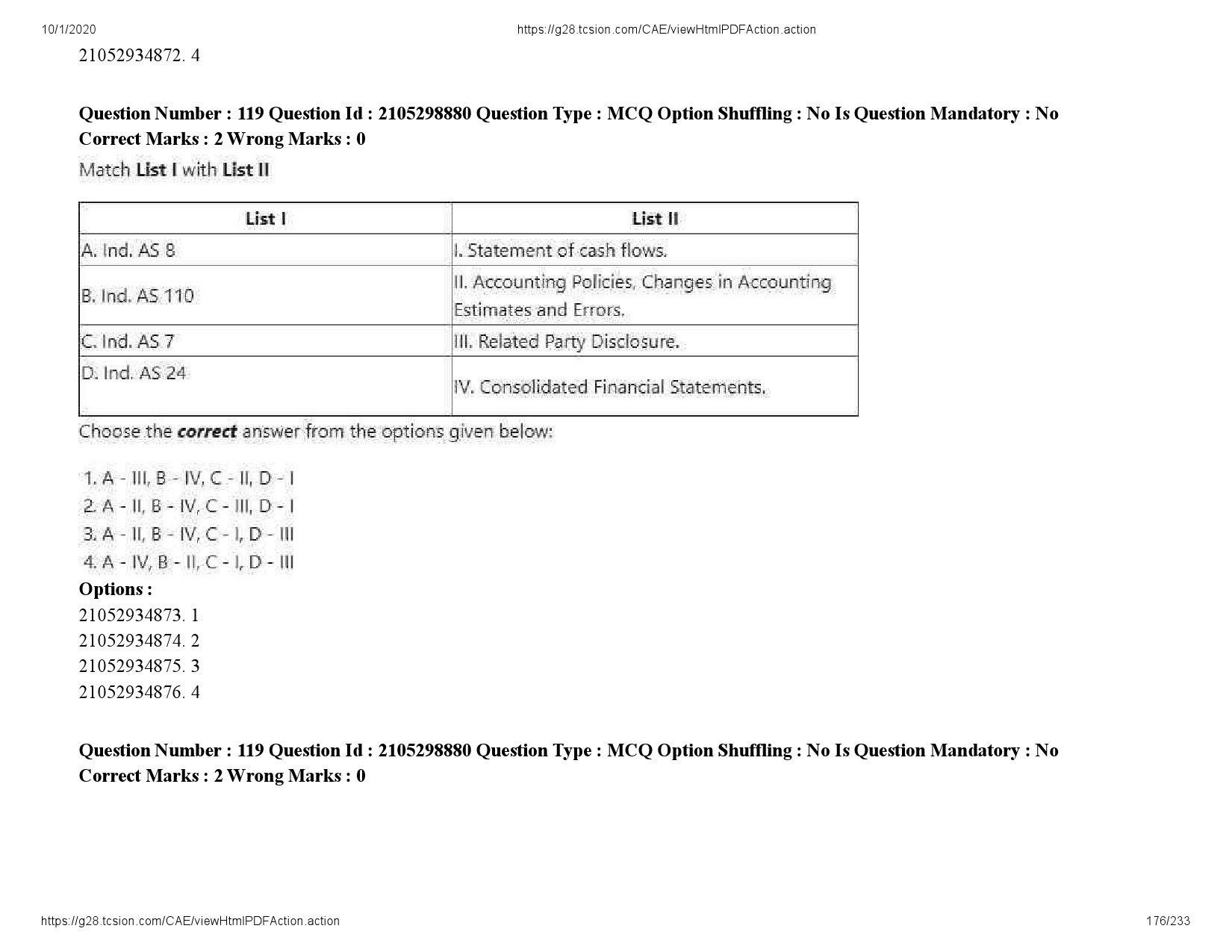 UGC NET Management Question Paper September 2020 176