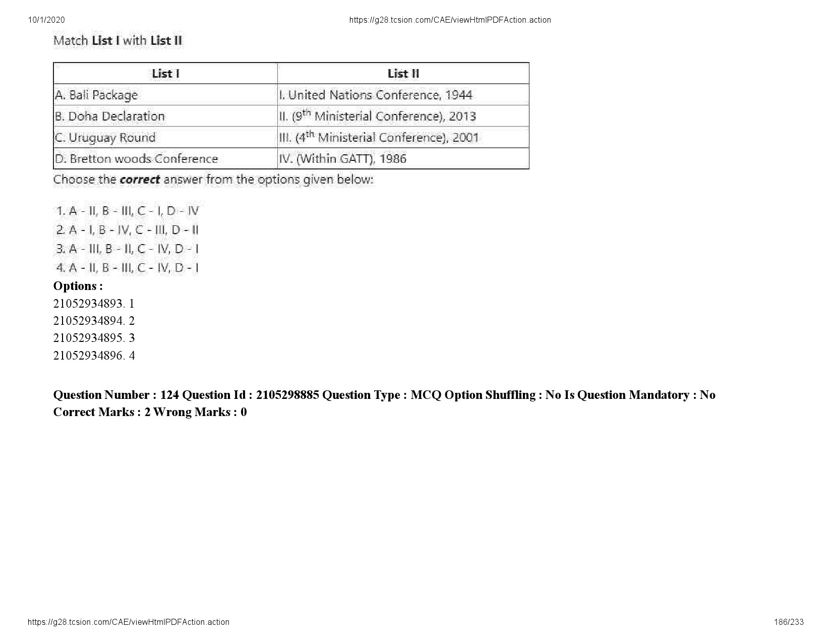 UGC NET Management Question Paper September 2020 186