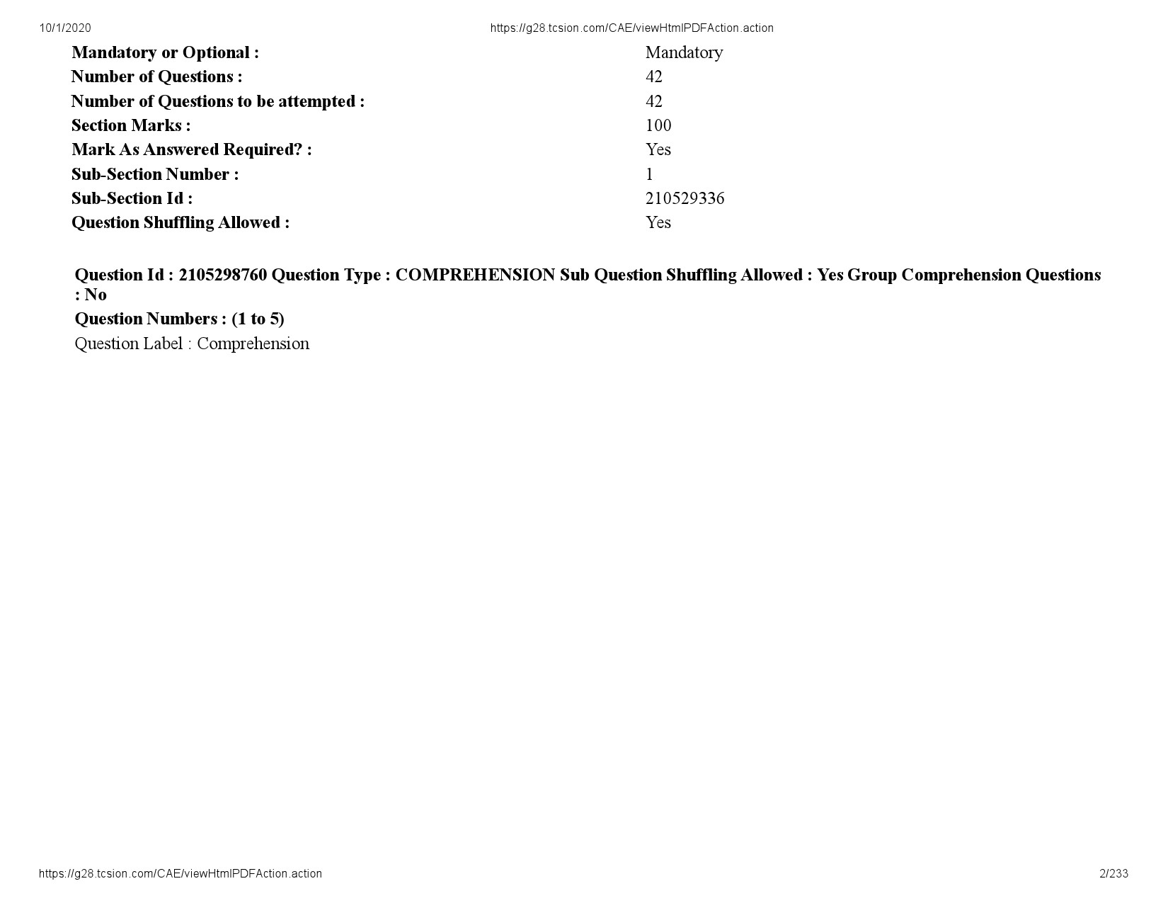 UGC NET Management Question Paper September 2020 2