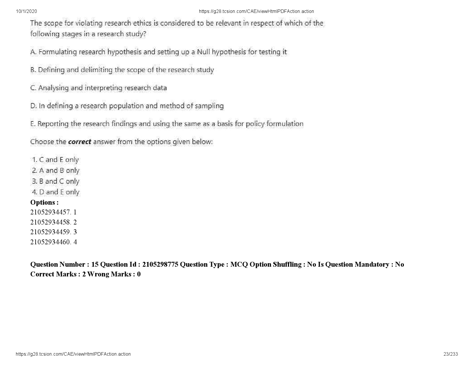 UGC NET Management Question Paper September 2020 23