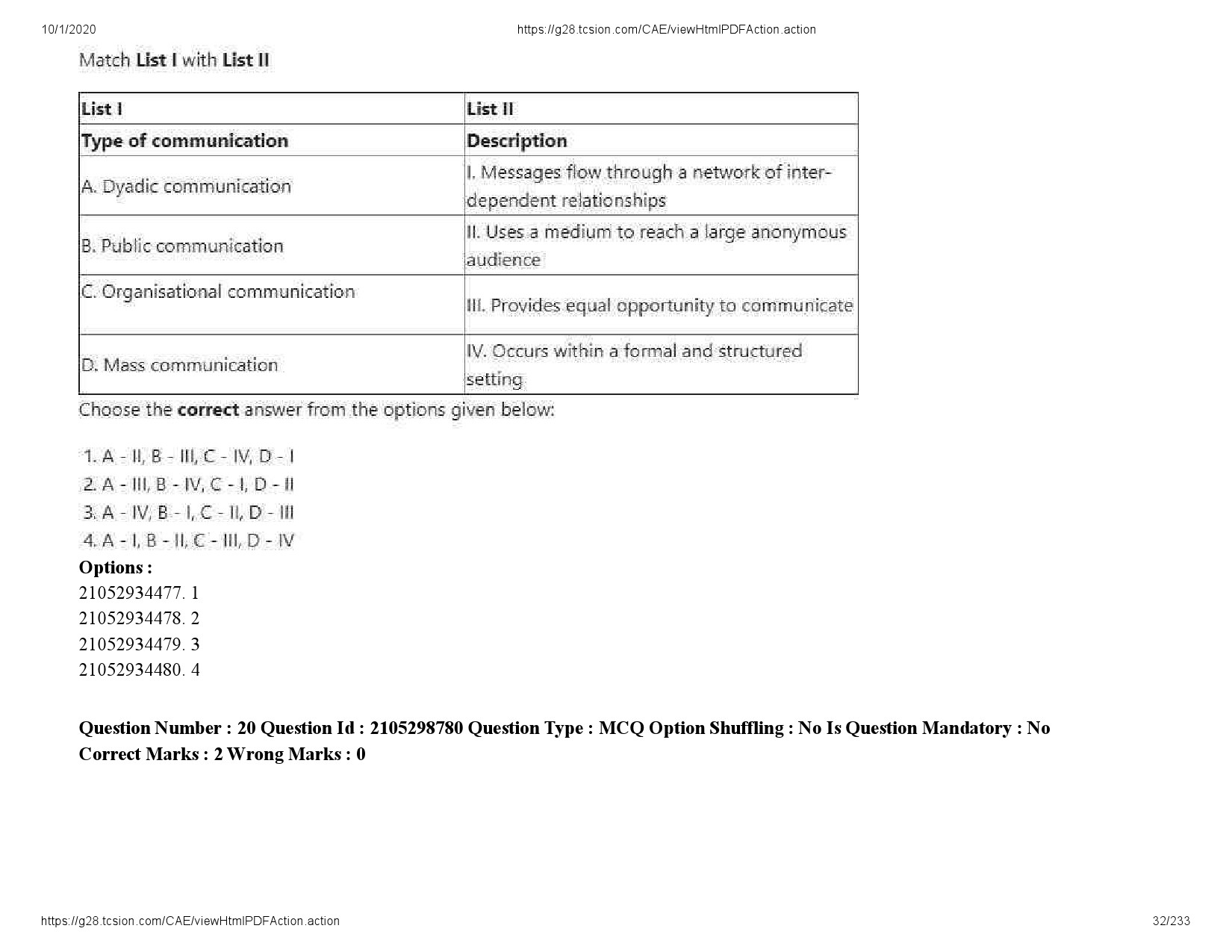 UGC NET Management Question Paper September 2020 32