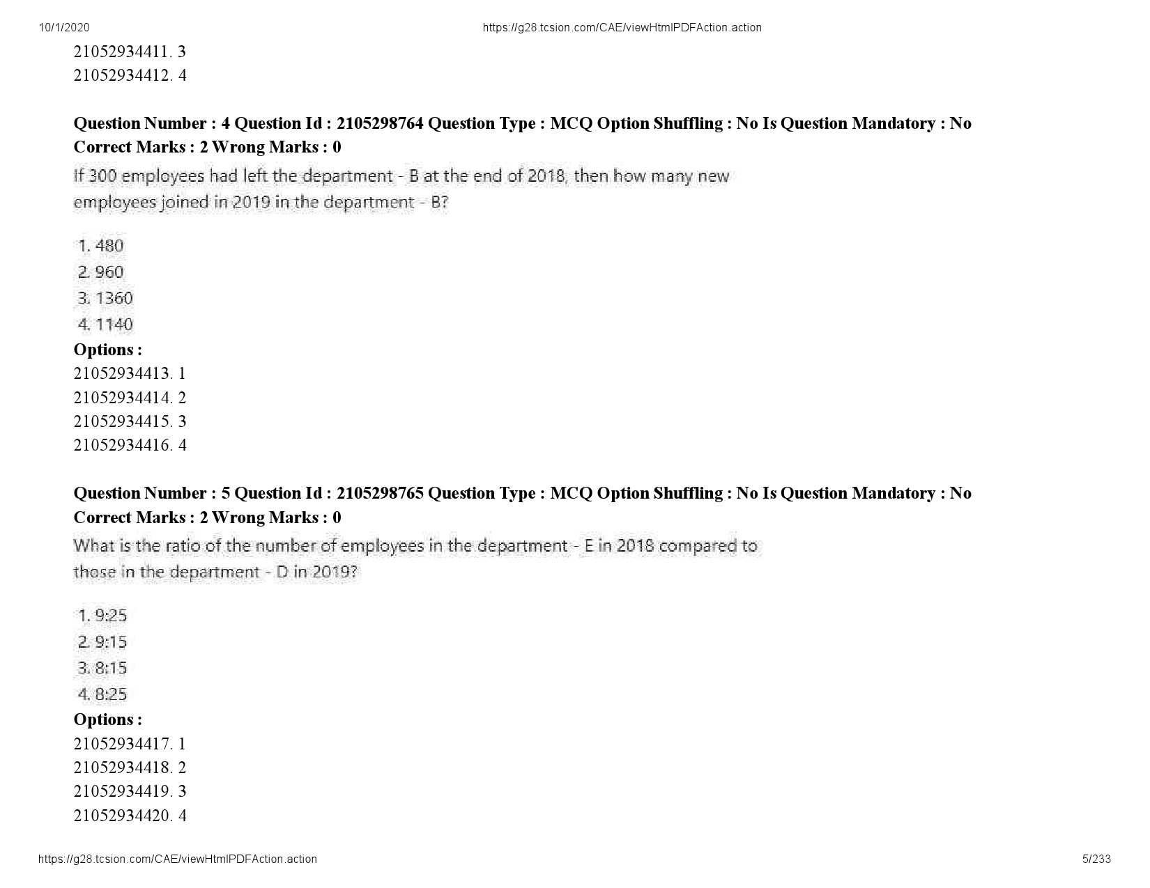 UGC NET Management Question Paper September 2020 5