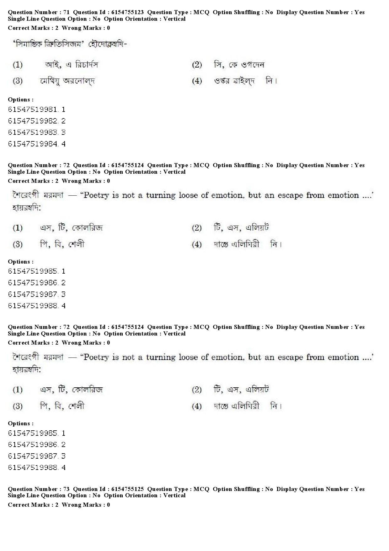 UGC NET Manipuri Question Paper December 2019 68