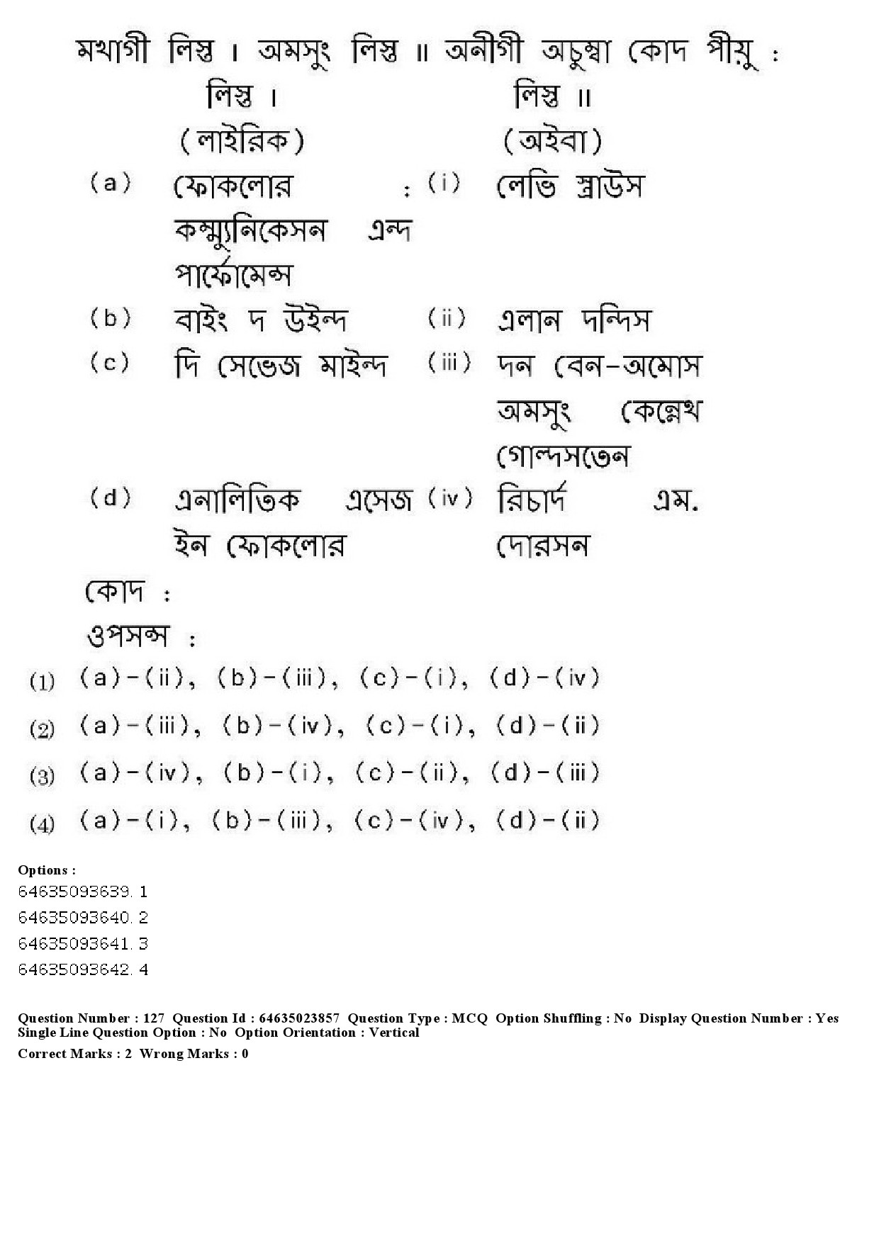 UGC NET Manipuri Question Paper June 2019 123