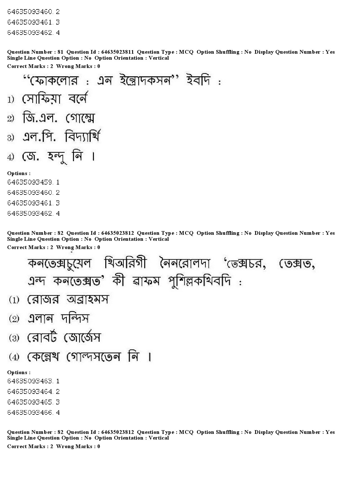 UGC NET Manipuri Question Paper June 2019 69