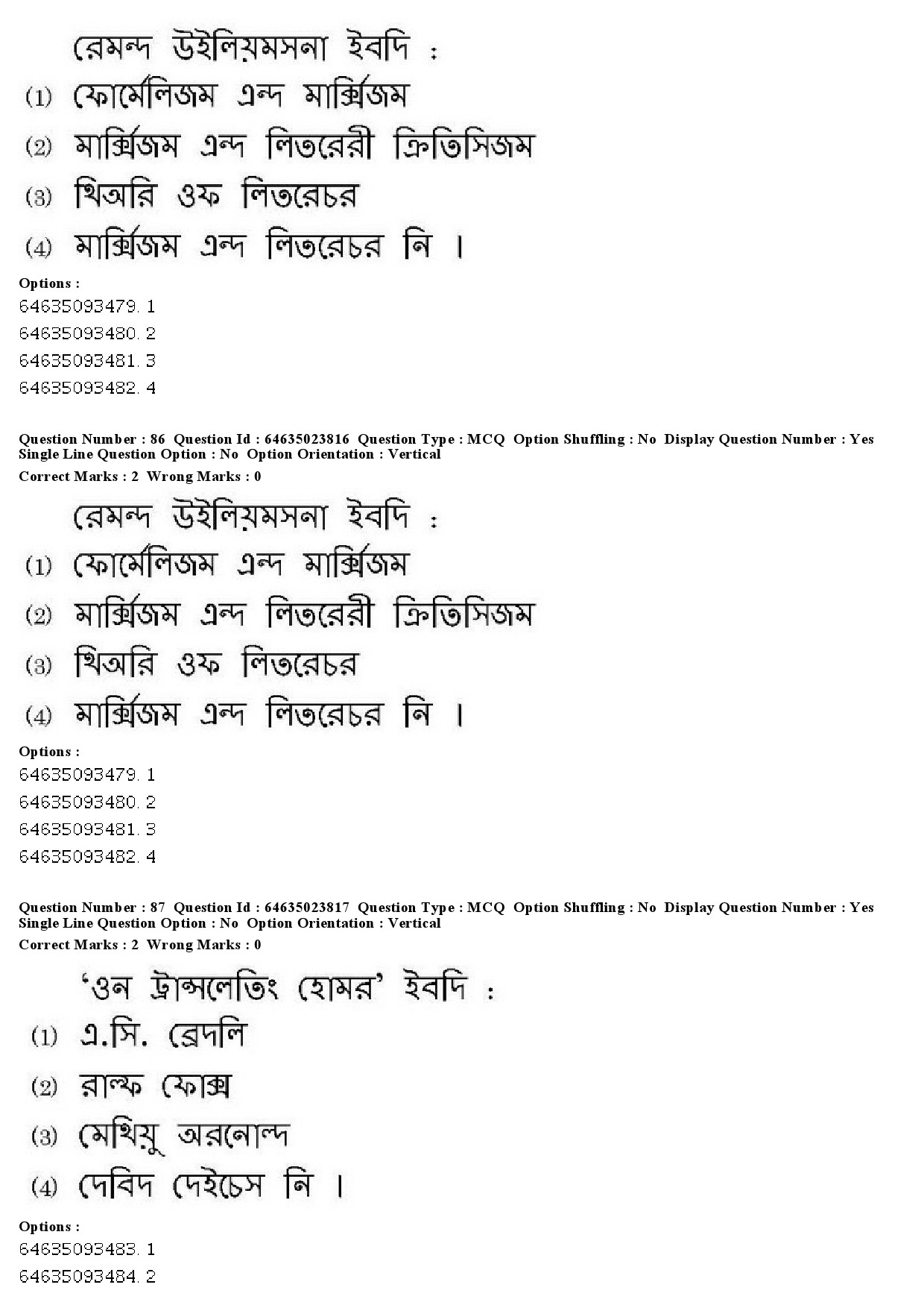 UGC NET Manipuri Question Paper June 2019 73