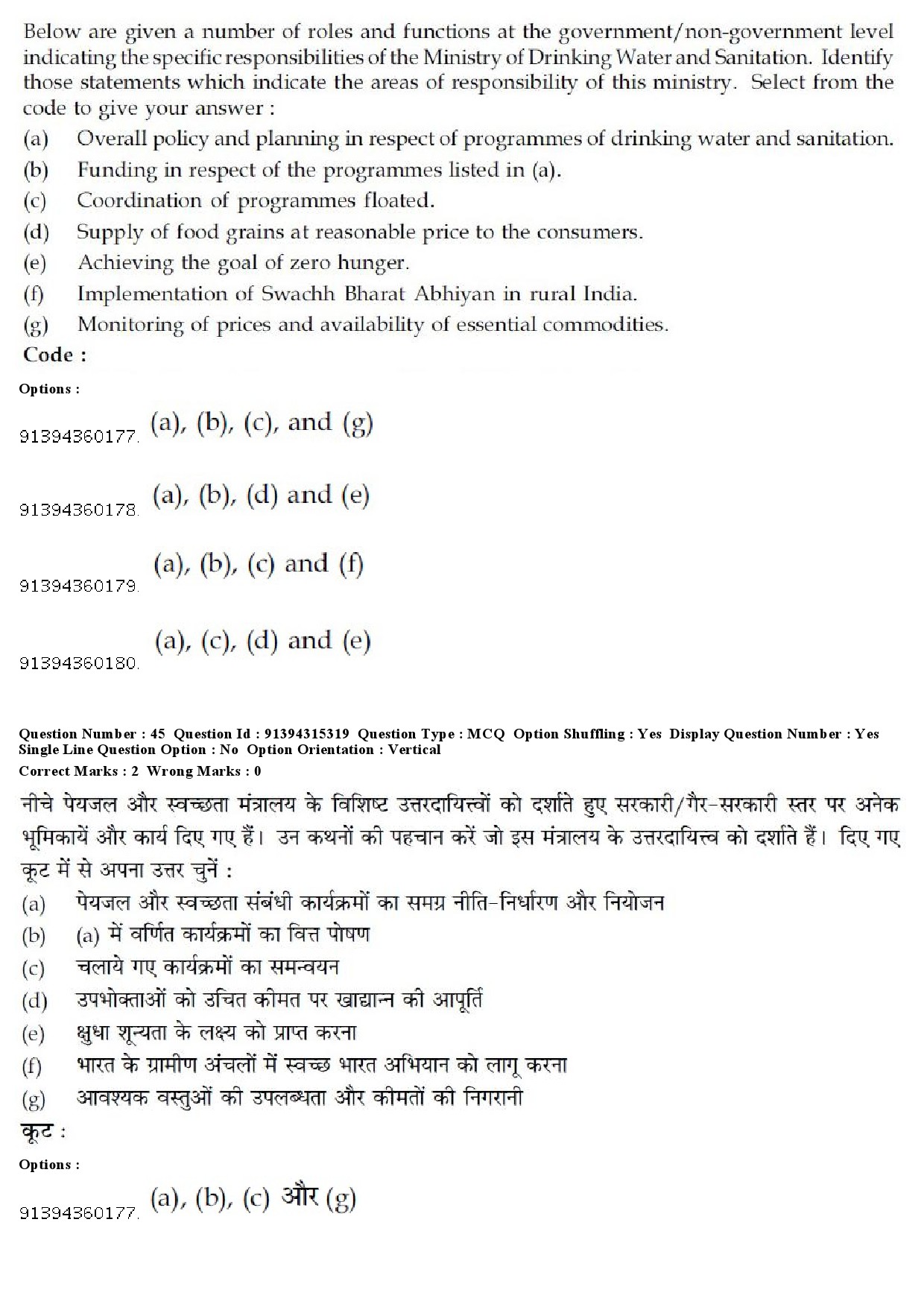 UGC NET Marathi Question Paper December 2018 42