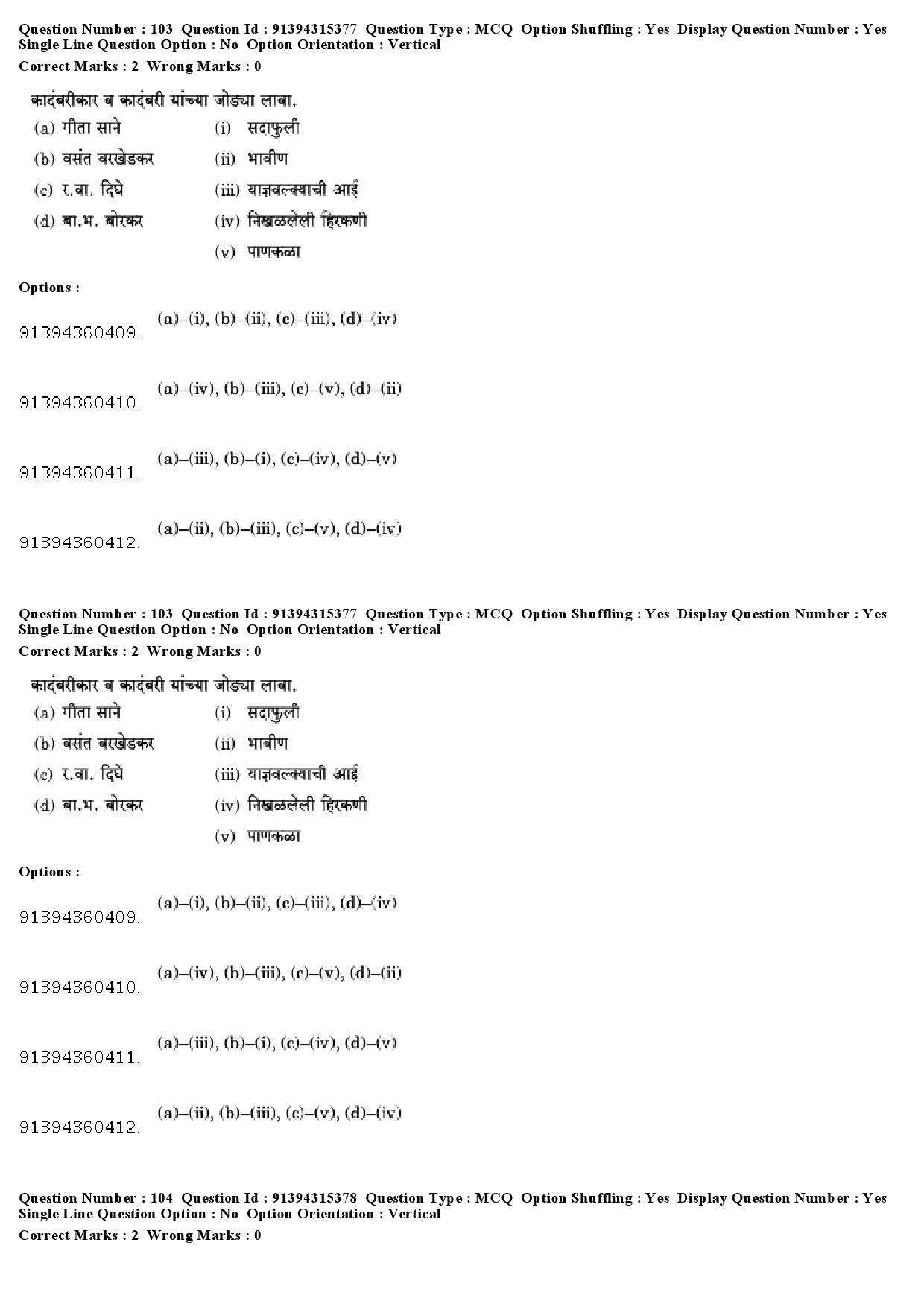 UGC NET Marathi Question Paper December 2018 89