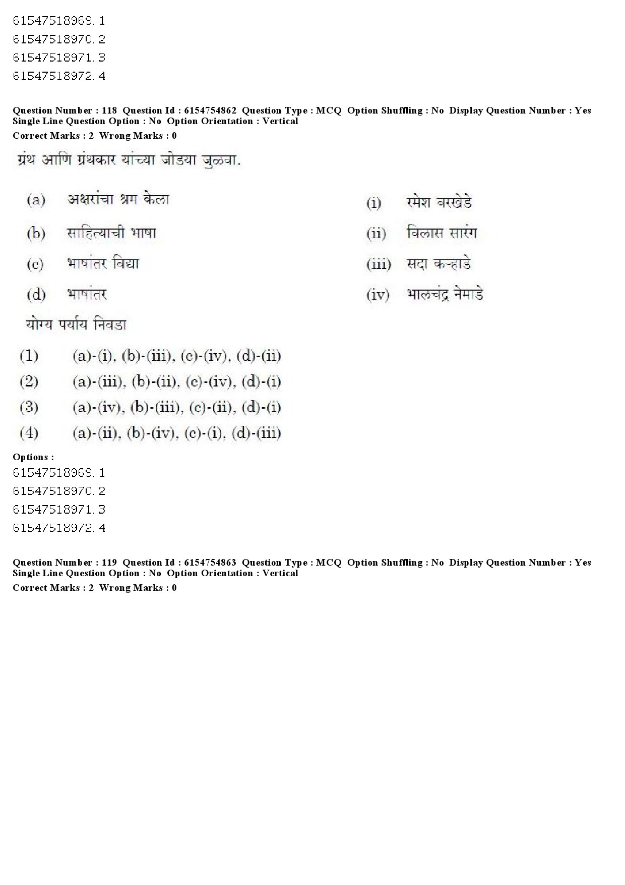 UGC NET Marathi Question Paper December 2019 103