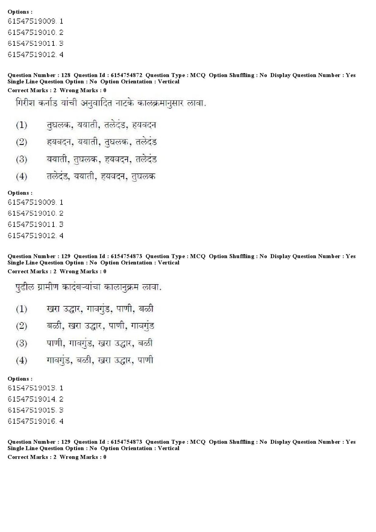 UGC NET Marathi Question Paper December 2019 113