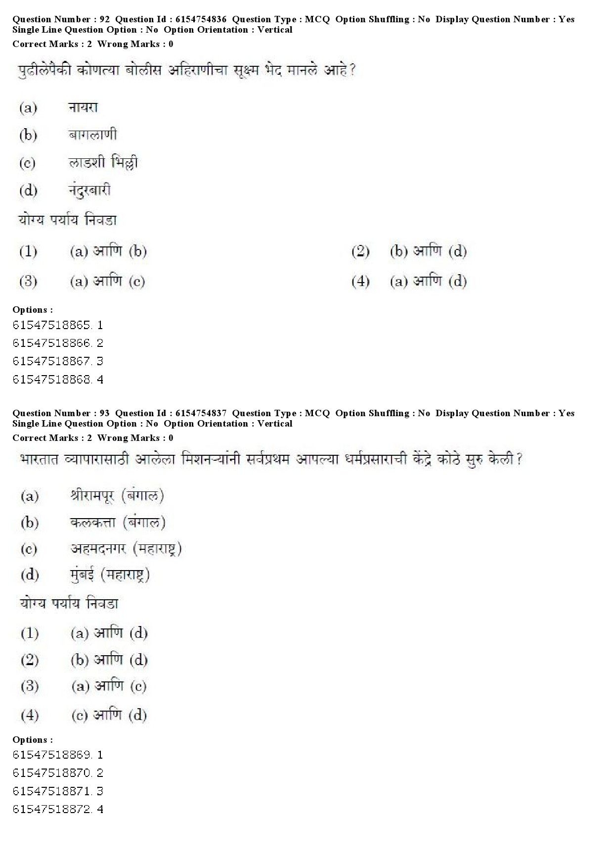 UGC NET Marathi Question Paper December 2019 73