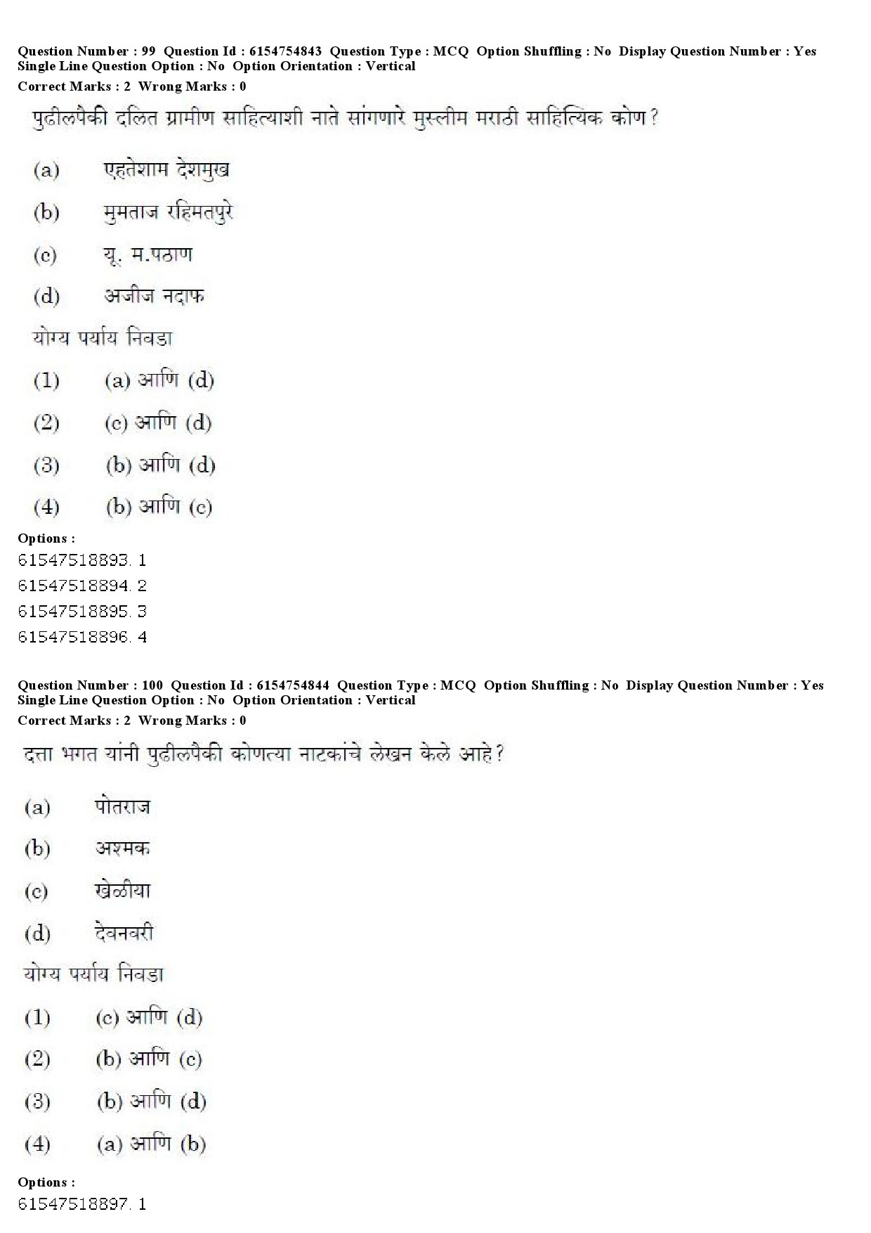 UGC NET Marathi Question Paper December 2019 81