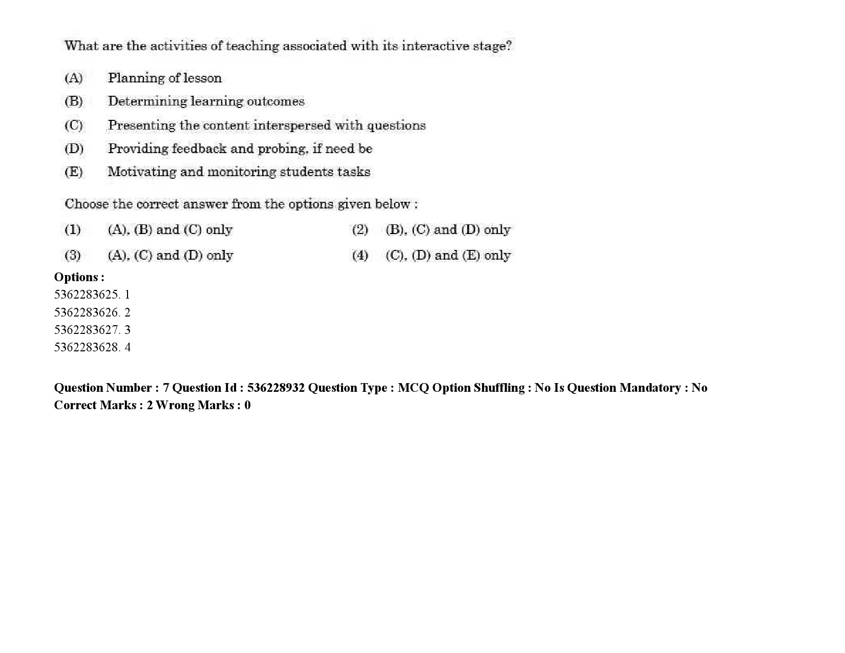 UGC NET Marathi Question Paper September 2020 10