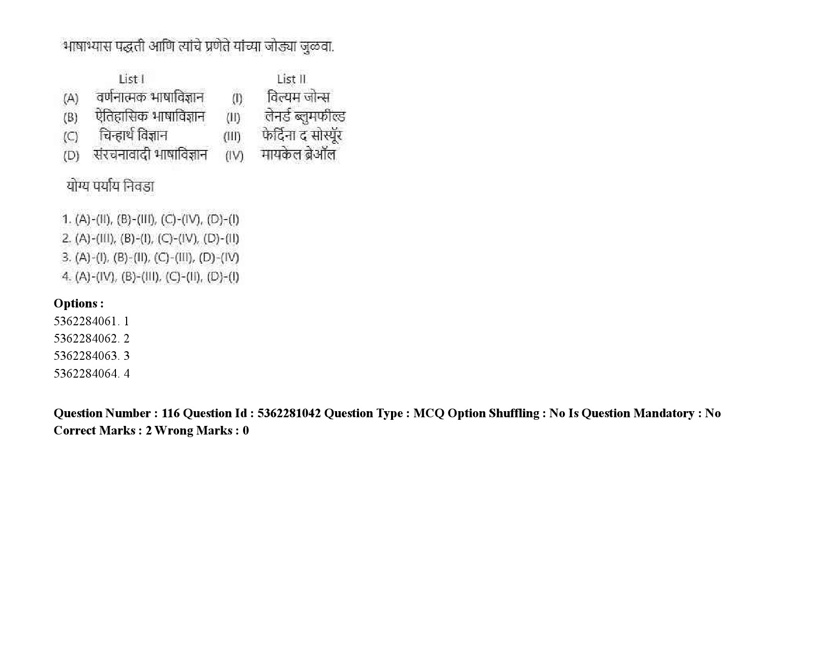 UGC NET Marathi Question Paper September 2020 162