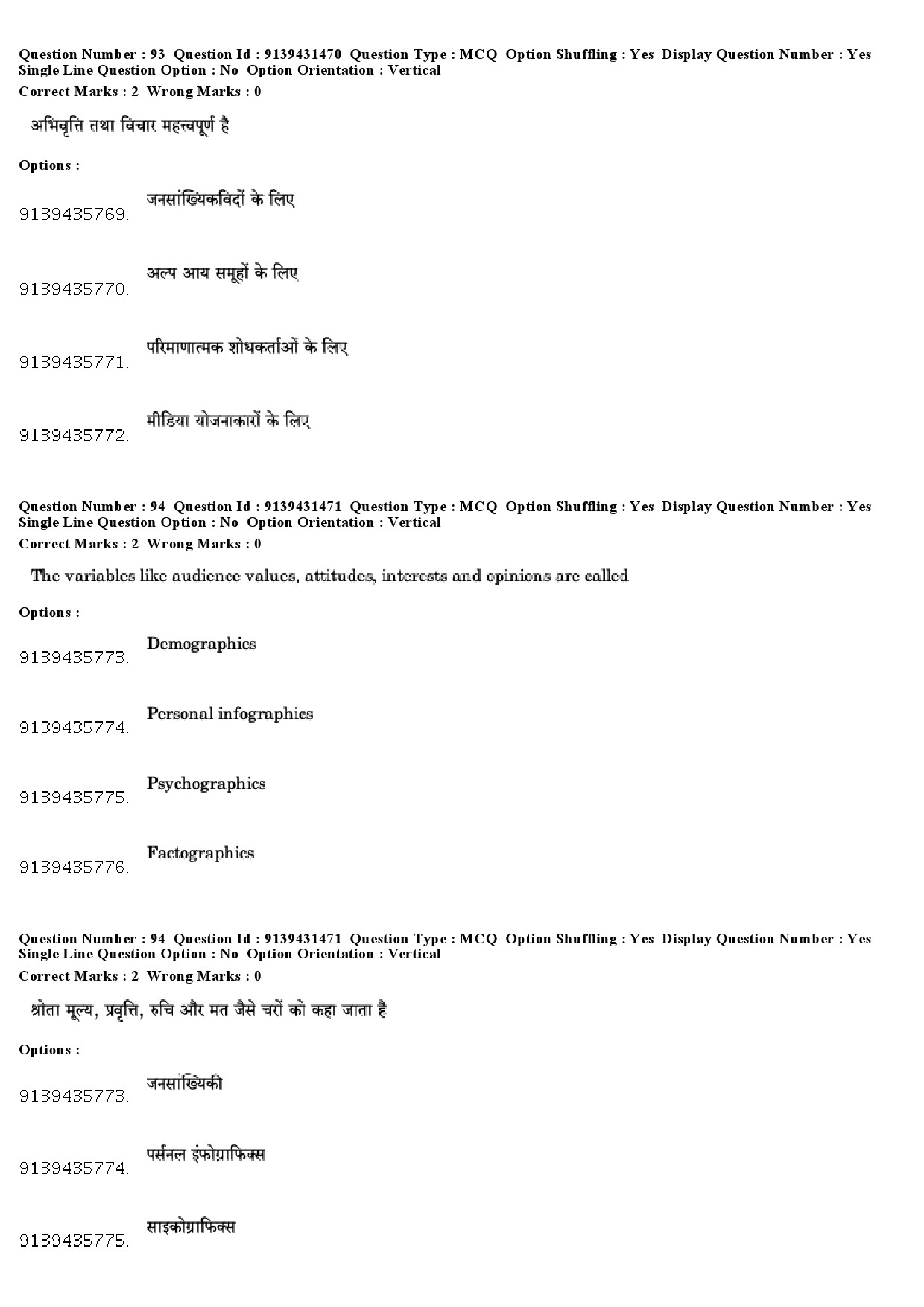 UGC NET Mass Communication And Journalism Question Paper December 2018 77