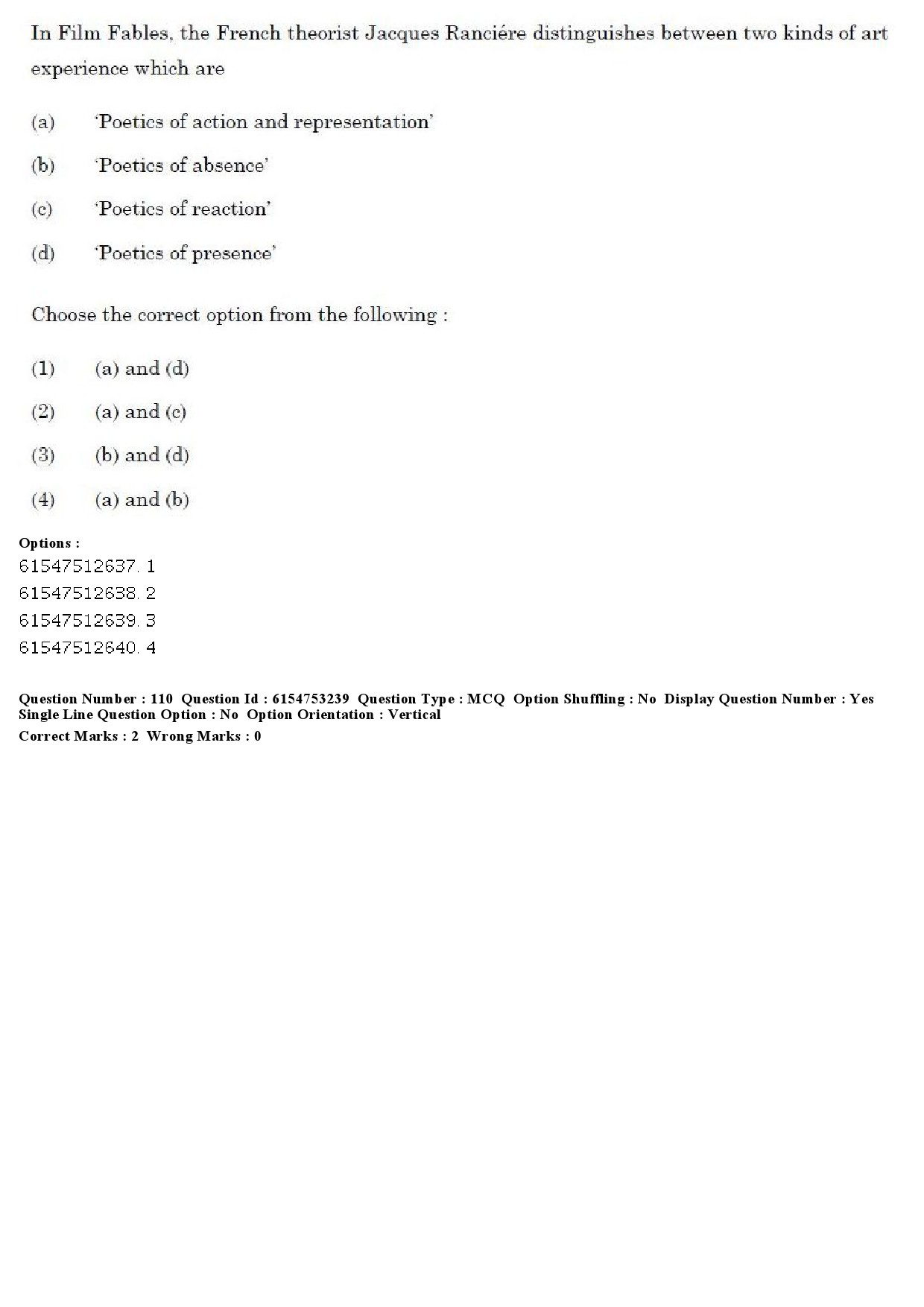 UGC NET Mass Communication And Journalism Question Paper December 2019 107