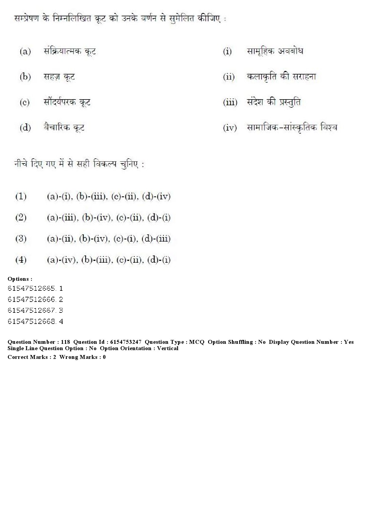 UGC NET Mass Communication And Journalism Question Paper December 2019 122