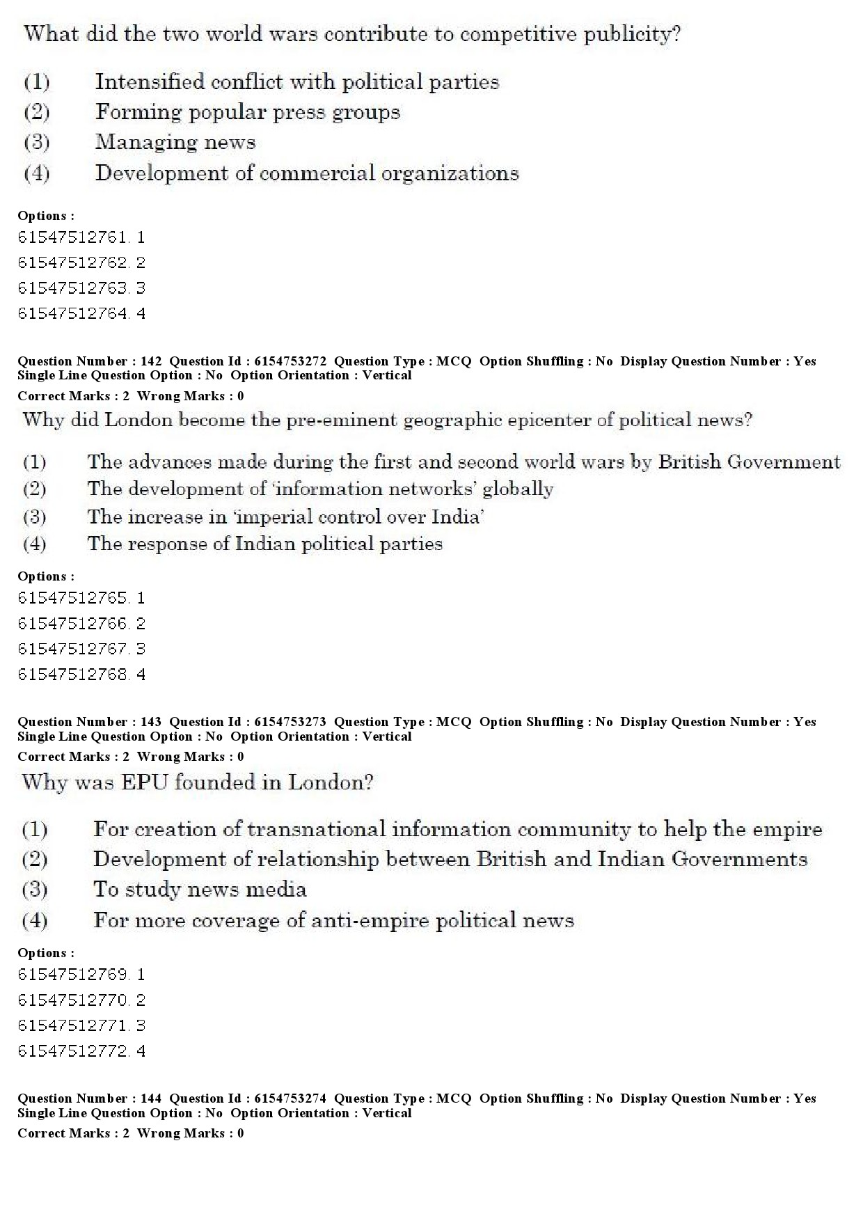 UGC NET Mass Communication And Journalism Question Paper December 2019 158