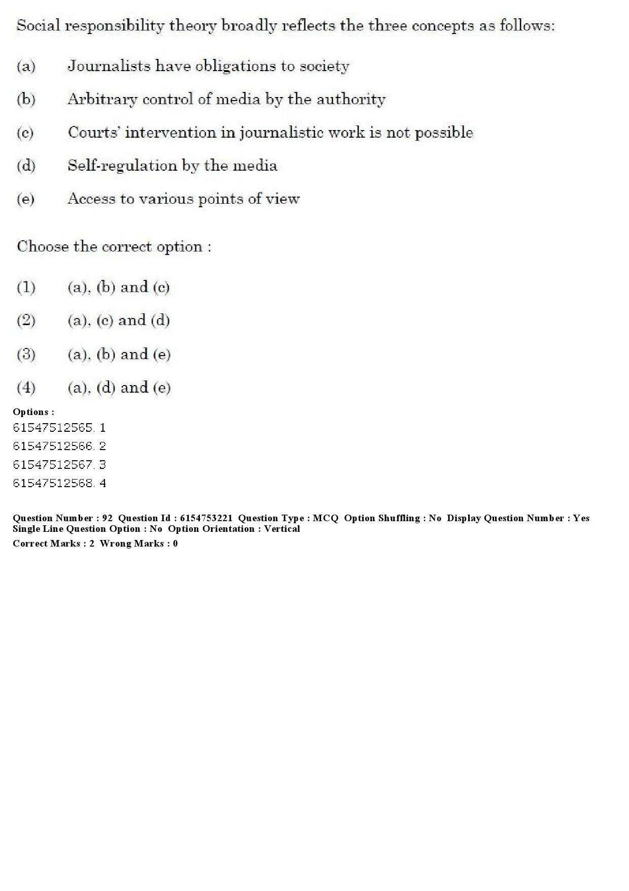 UGC NET Mass Communication And Journalism Question Paper December 2019 71