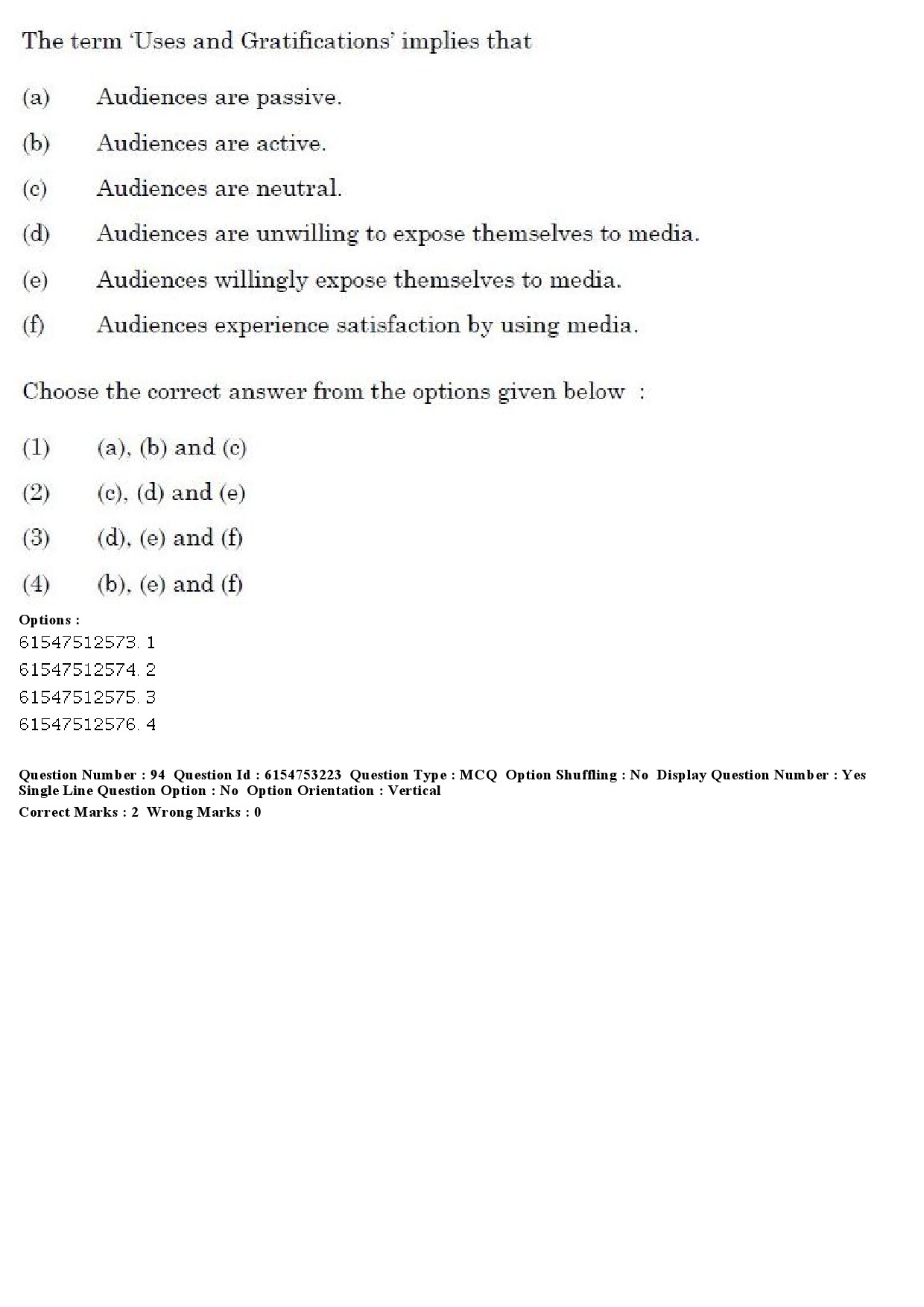 UGC NET Mass Communication And Journalism Question Paper December 2019 75