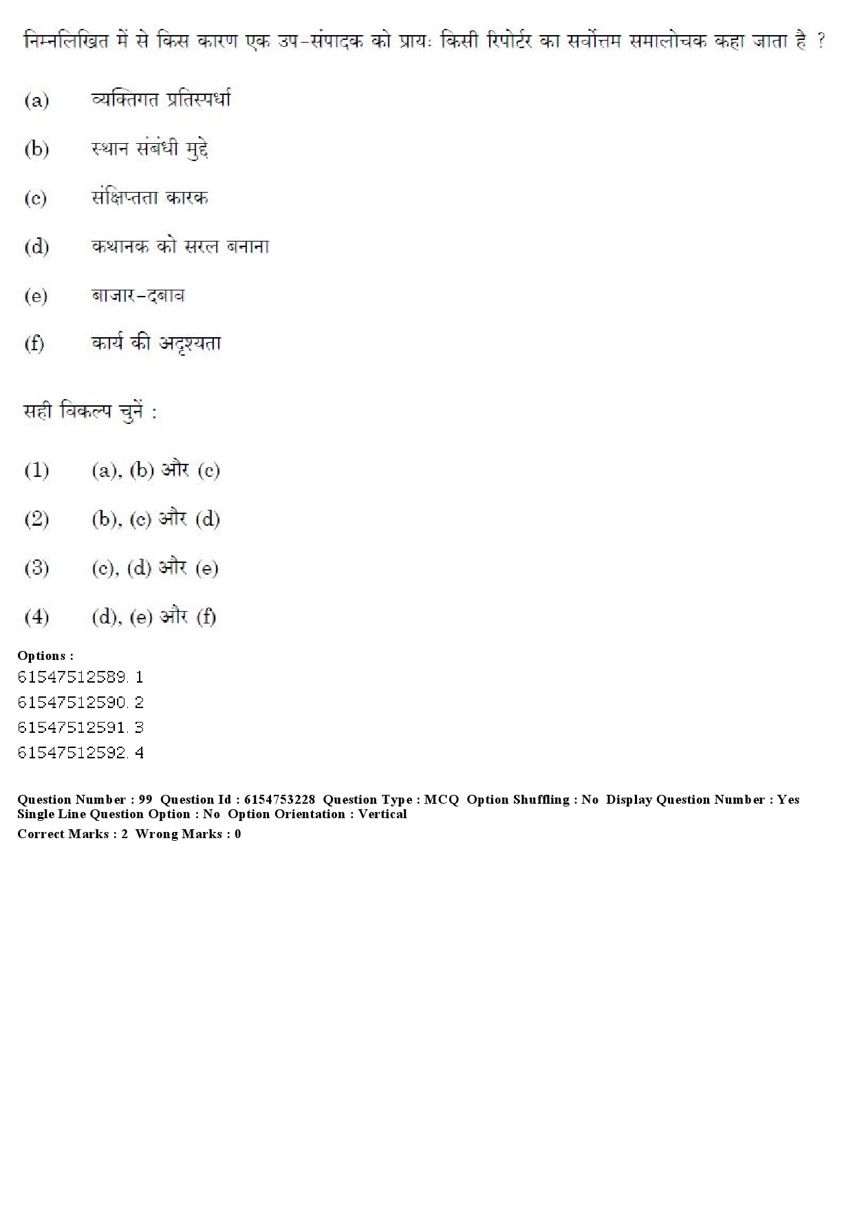 UGC NET Mass Communication And Journalism Question Paper December 2019 84