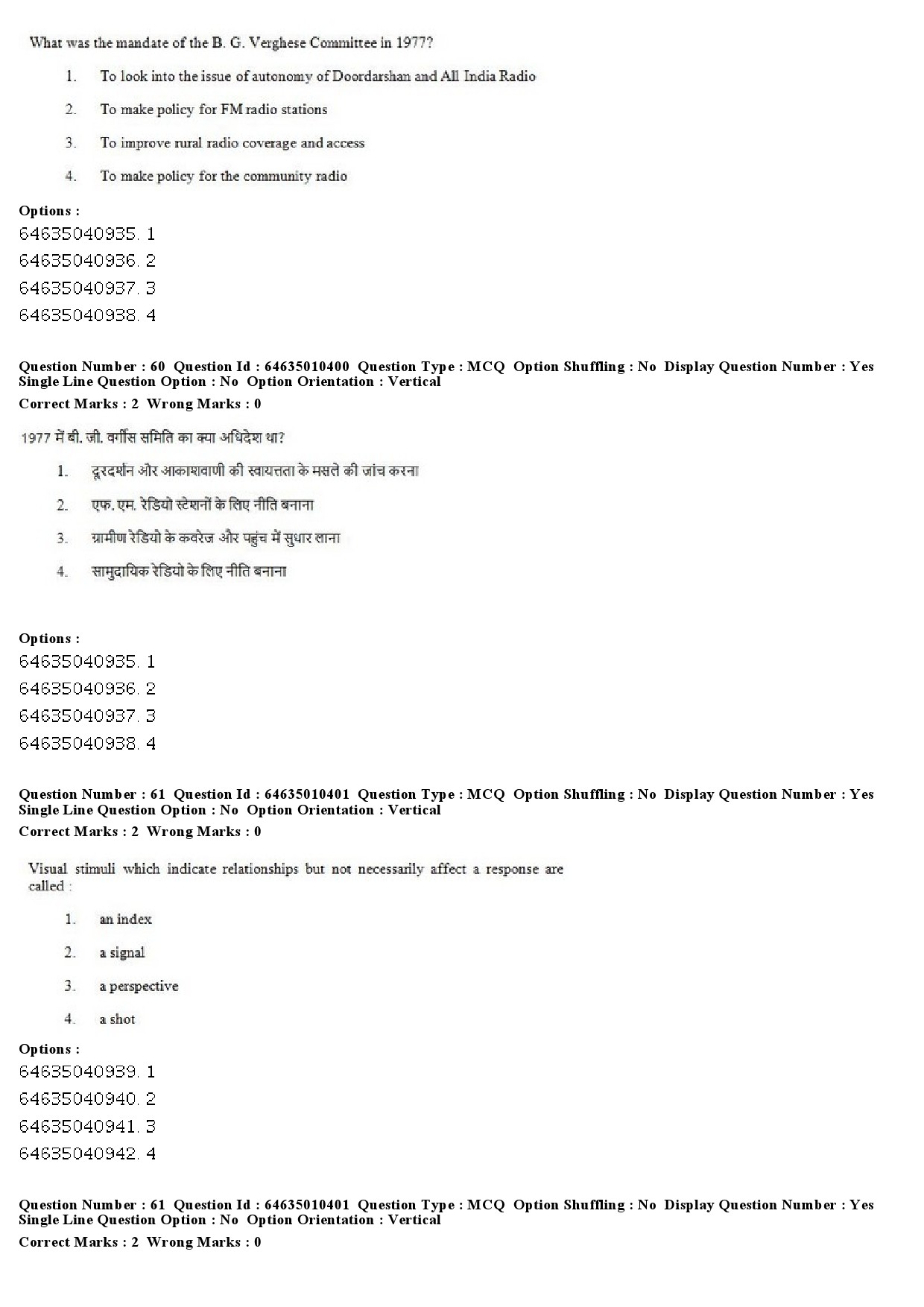 UGC NET Mass Communication And Journalism Question Paper June 2019 40