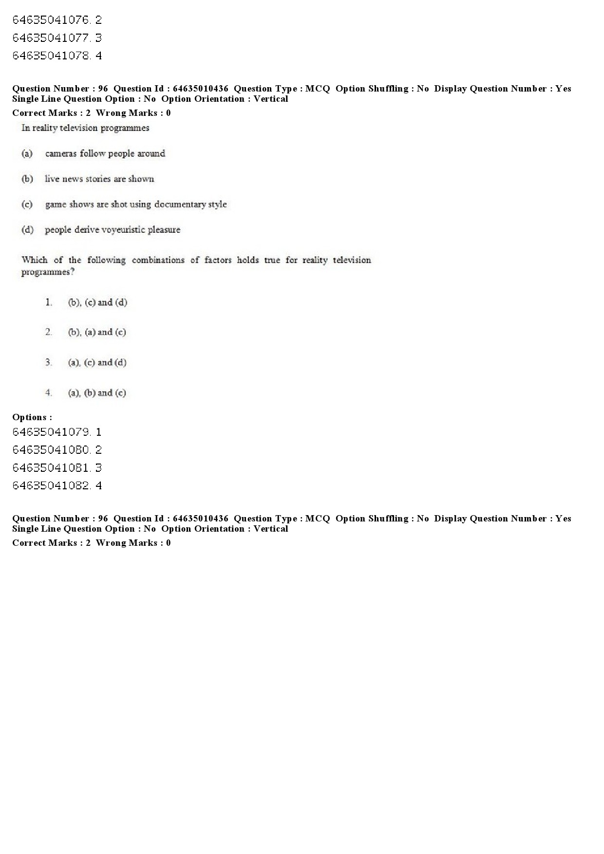 UGC NET Mass Communication And Journalism Question Paper June 2019 65