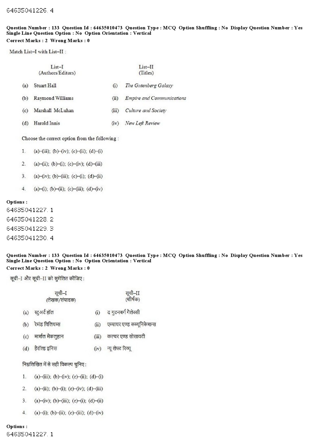 UGC NET Mass Communication And Journalism Question Paper June 2019 96