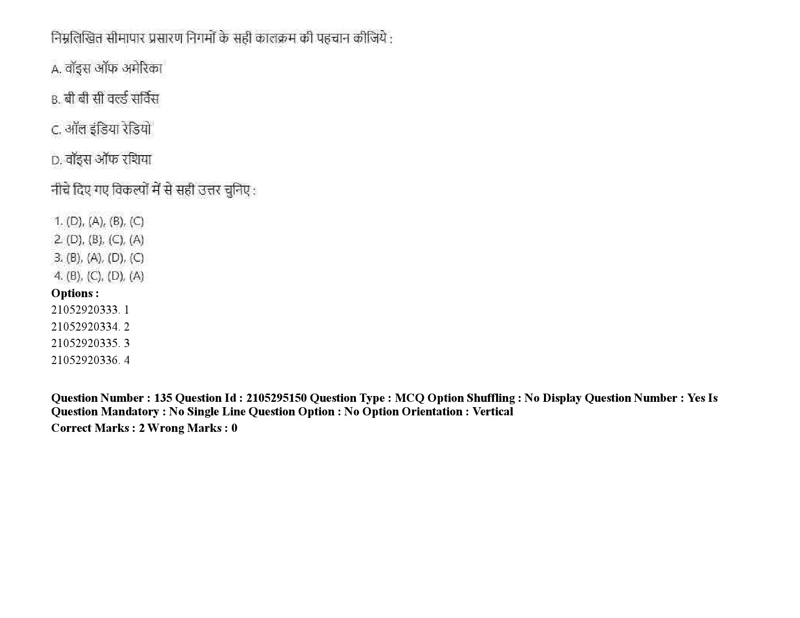 UGC NET Mass Communication And Journalism Question Paper September 2020 205