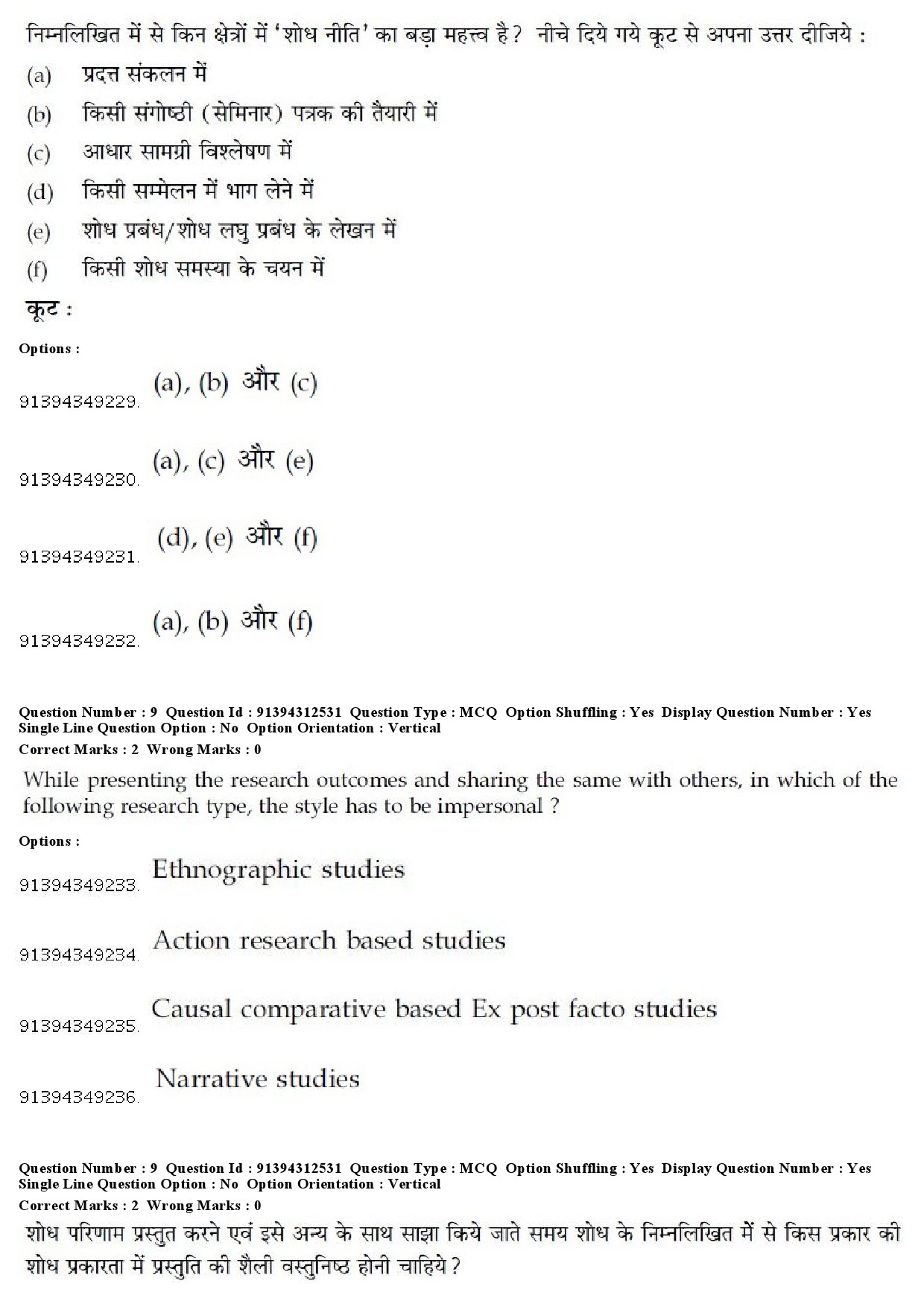 UGC NET Museology and Conservation Question Paper December 2018 10