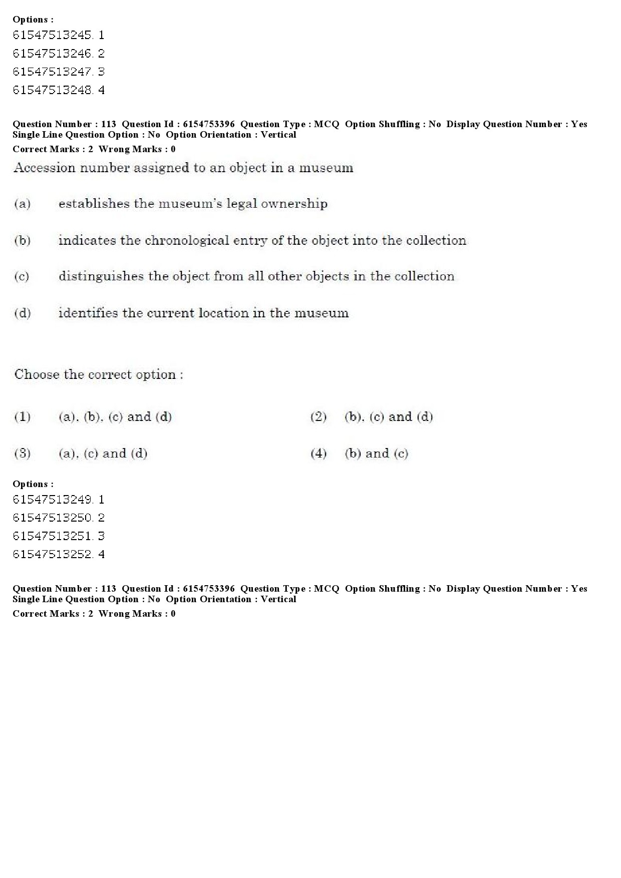 UGC NET Museology and Conservation Question Paper December 2019 105