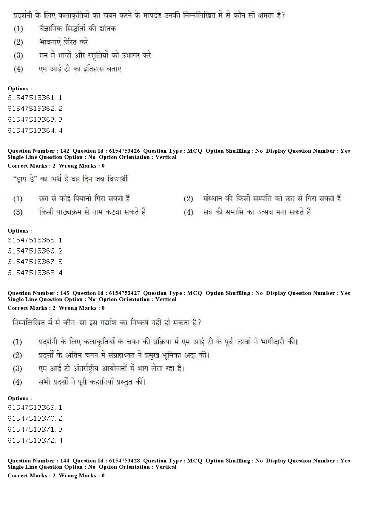 UGC NET Museology and Conservation Question Paper December 2019 148