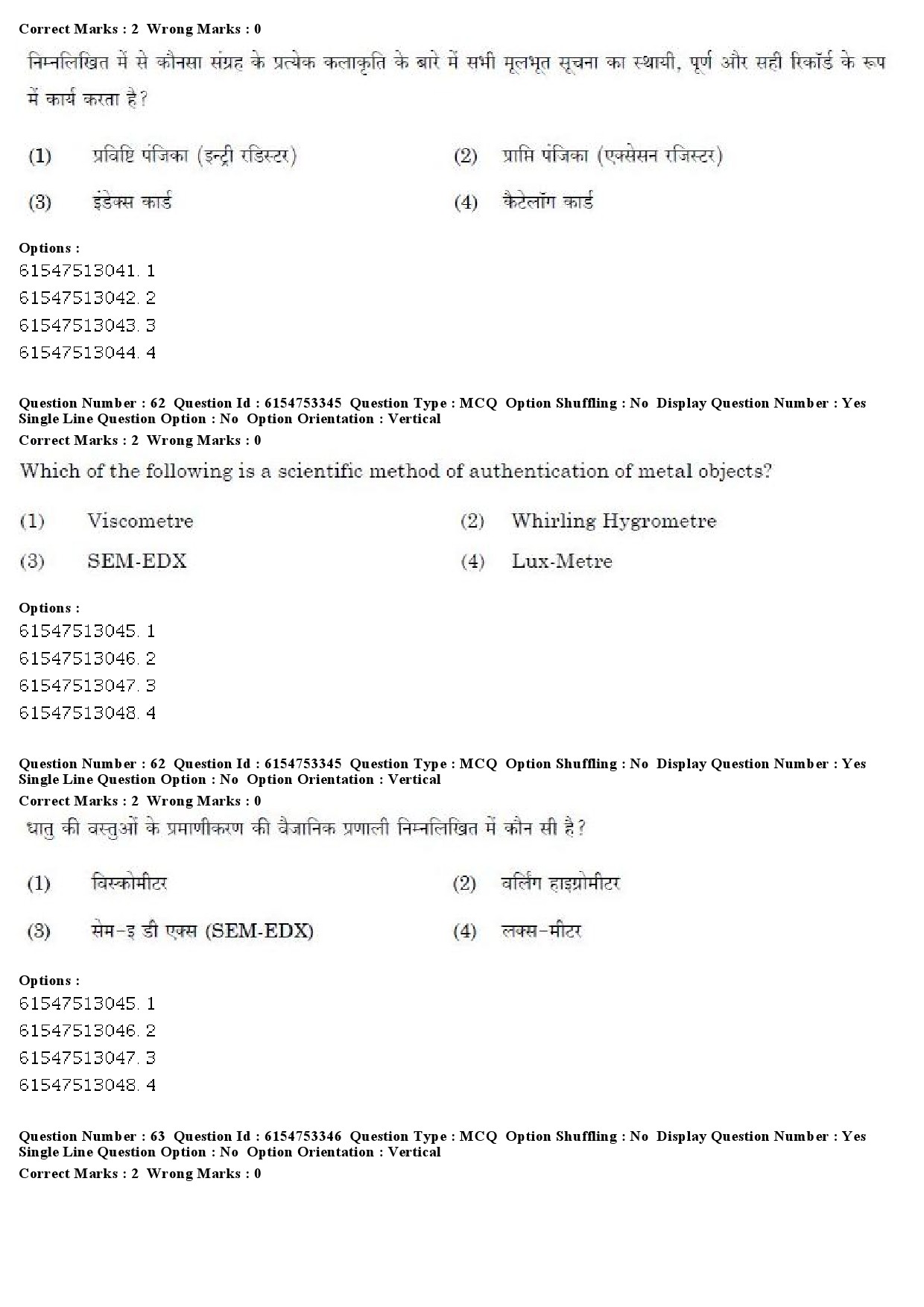 UGC NET Museology and Conservation Question Paper December 2019 51