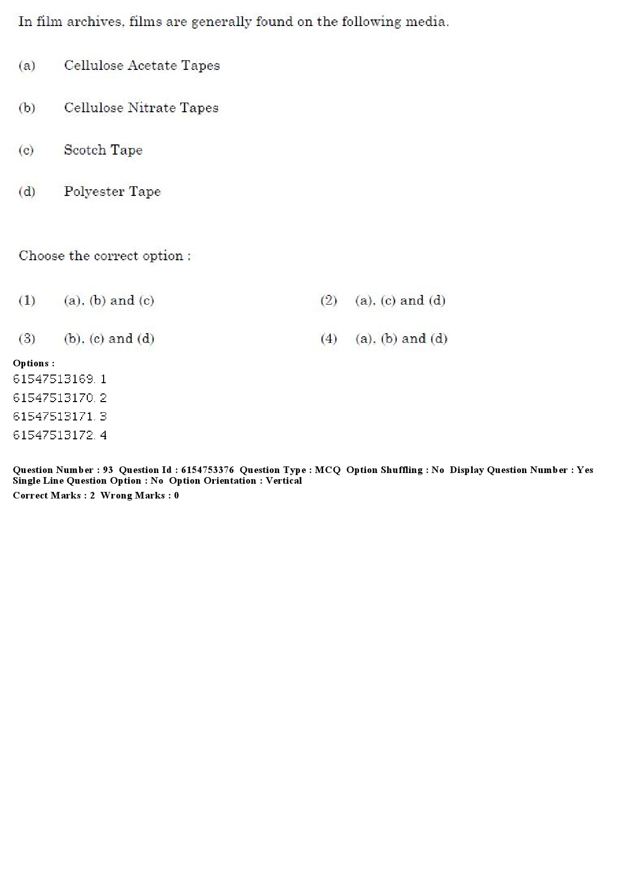 UGC NET Museology and Conservation Question Paper December 2019 76