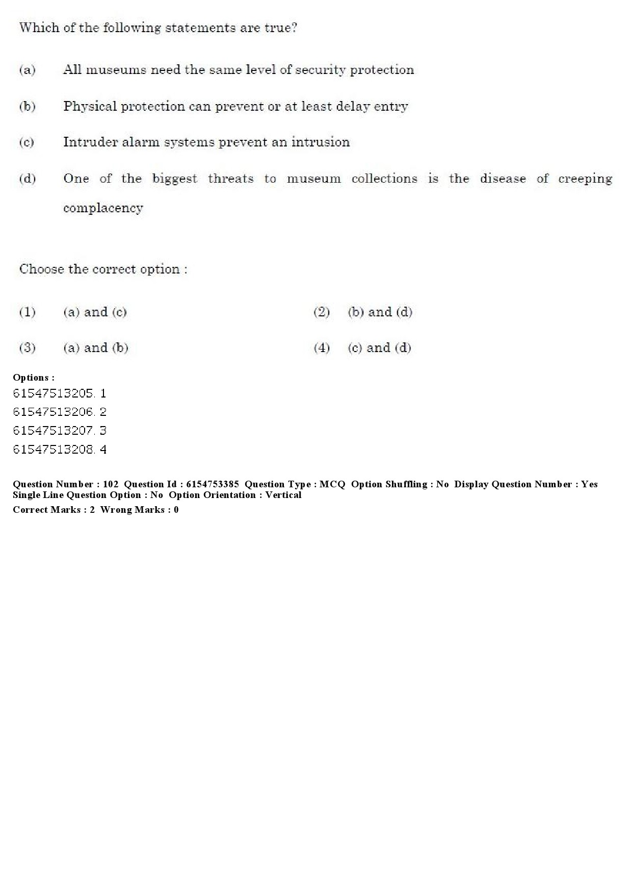 UGC NET Museology and Conservation Question Paper December 2019 89