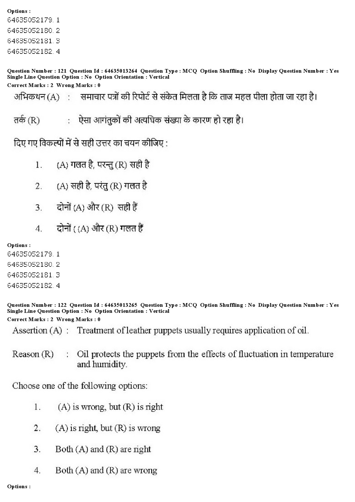 UGC NET Museology and Conservation Question Paper June 2019 105