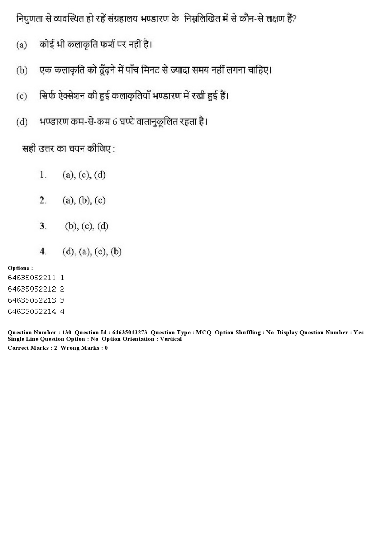 UGC NET Museology and Conservation Question Paper June 2019 115